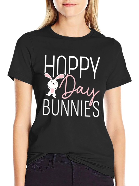 Hoppy Day Bunnies Graphic T-Shirt