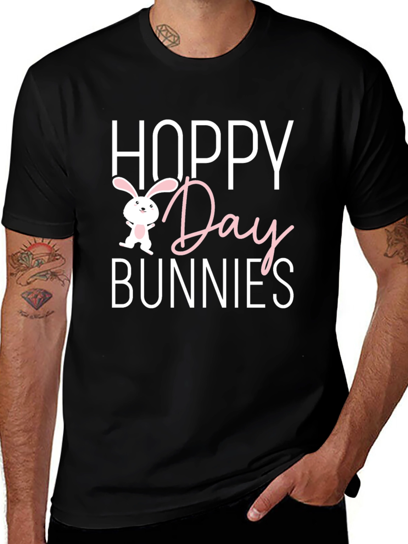 Hoppy Day Bunnies Graphic T-Shirt
