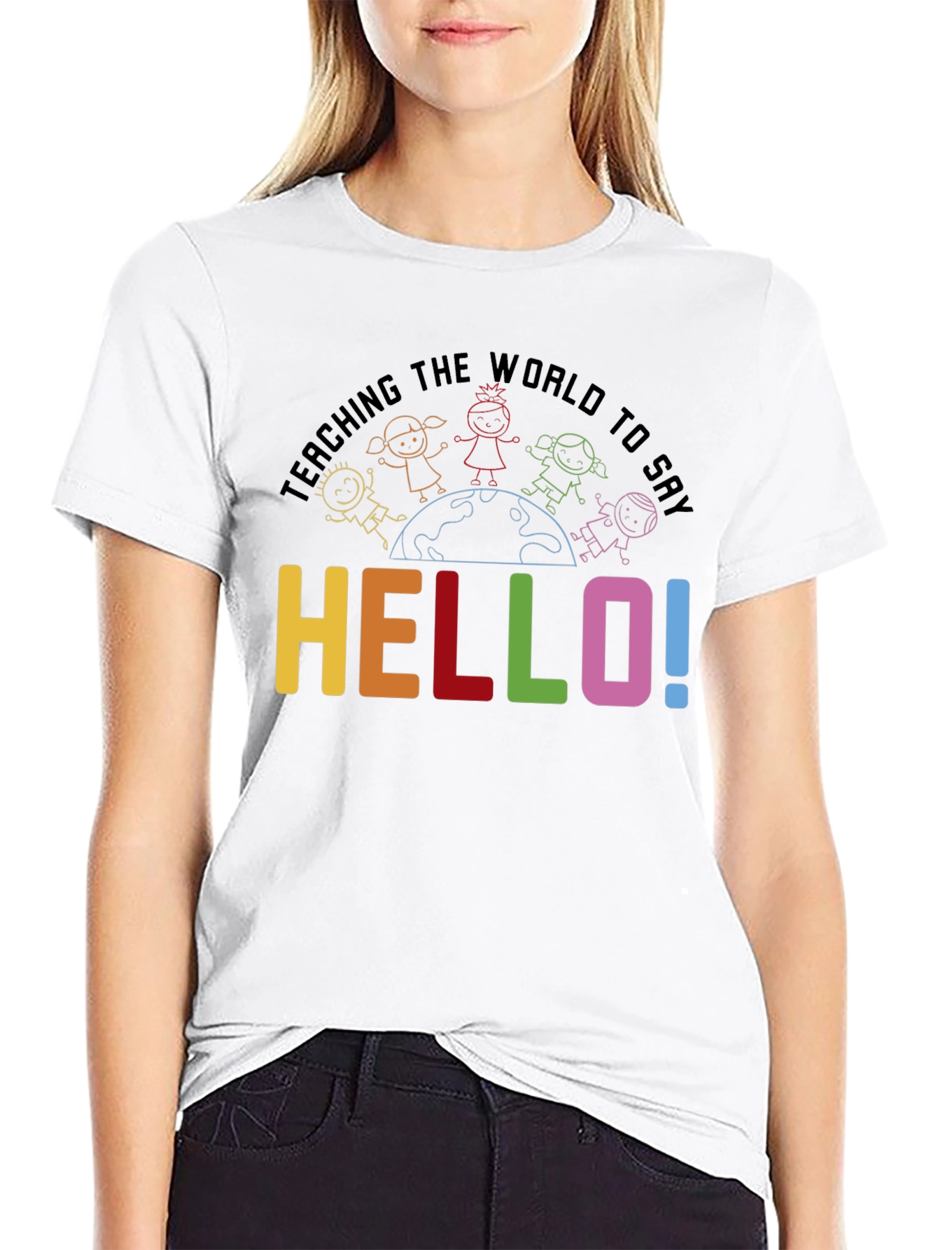Teaching the World to Say Hello T-Shirt