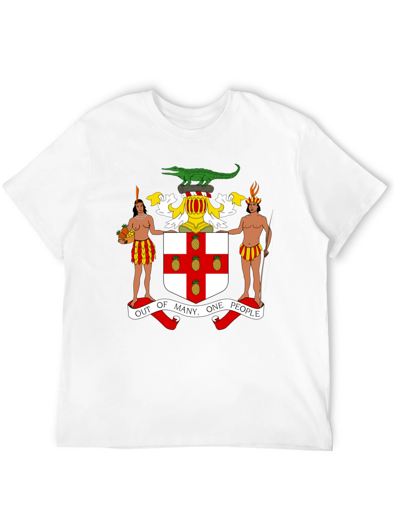 Jamaica Coat of Arms Black T-Shirt
