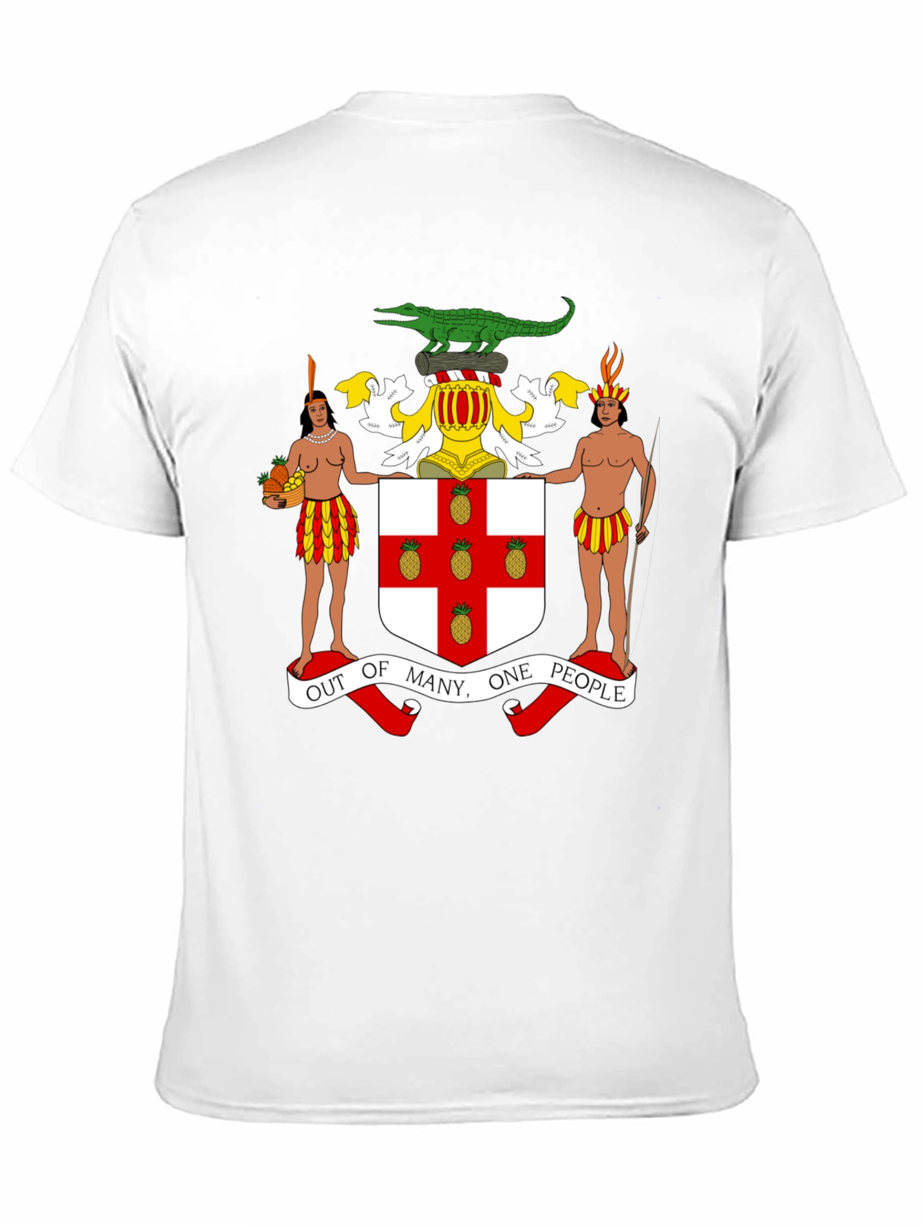 Jamaica Coat of Arms Black T-Shirt