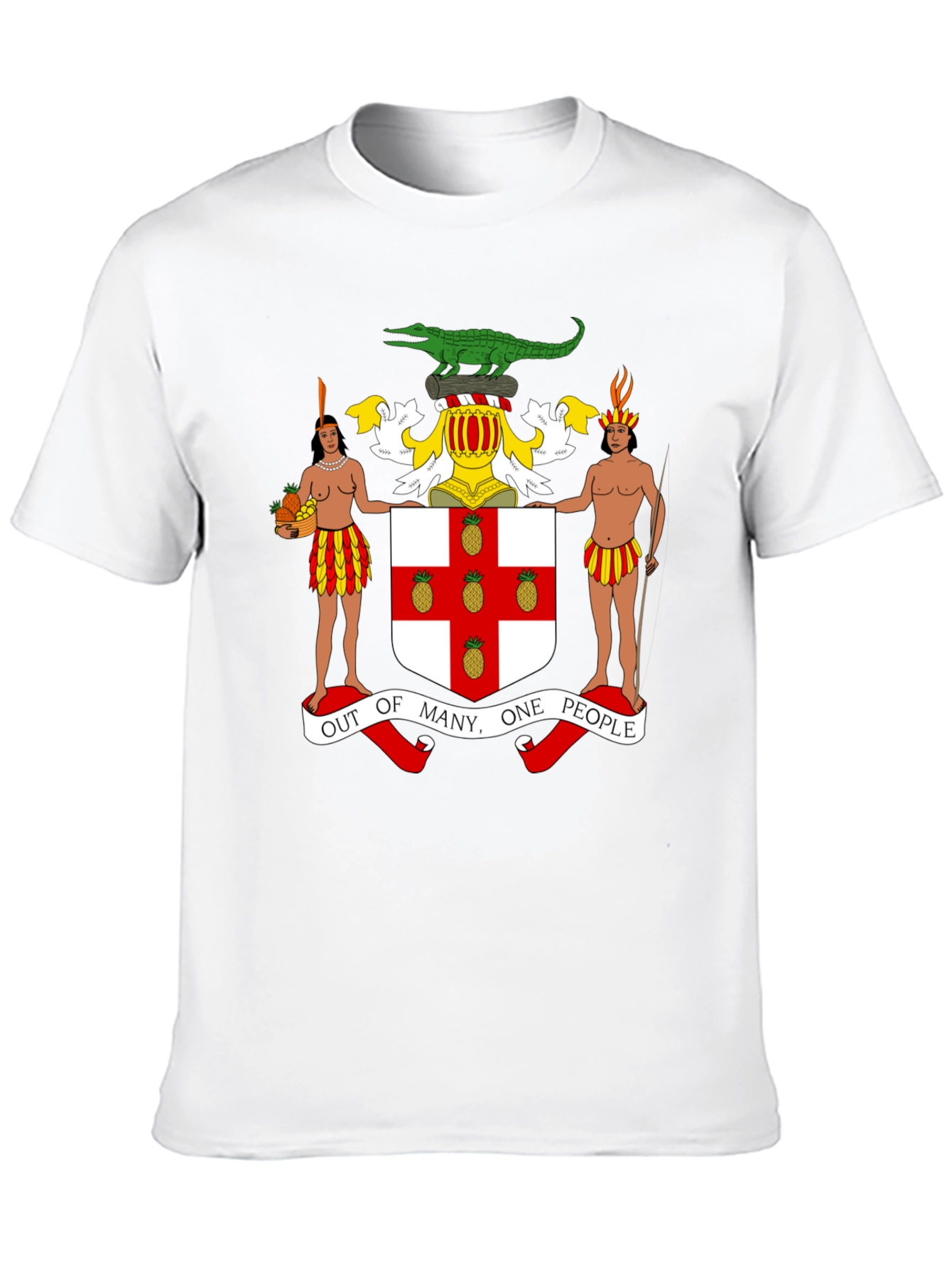 Jamaica Coat of Arms Black T-Shirt