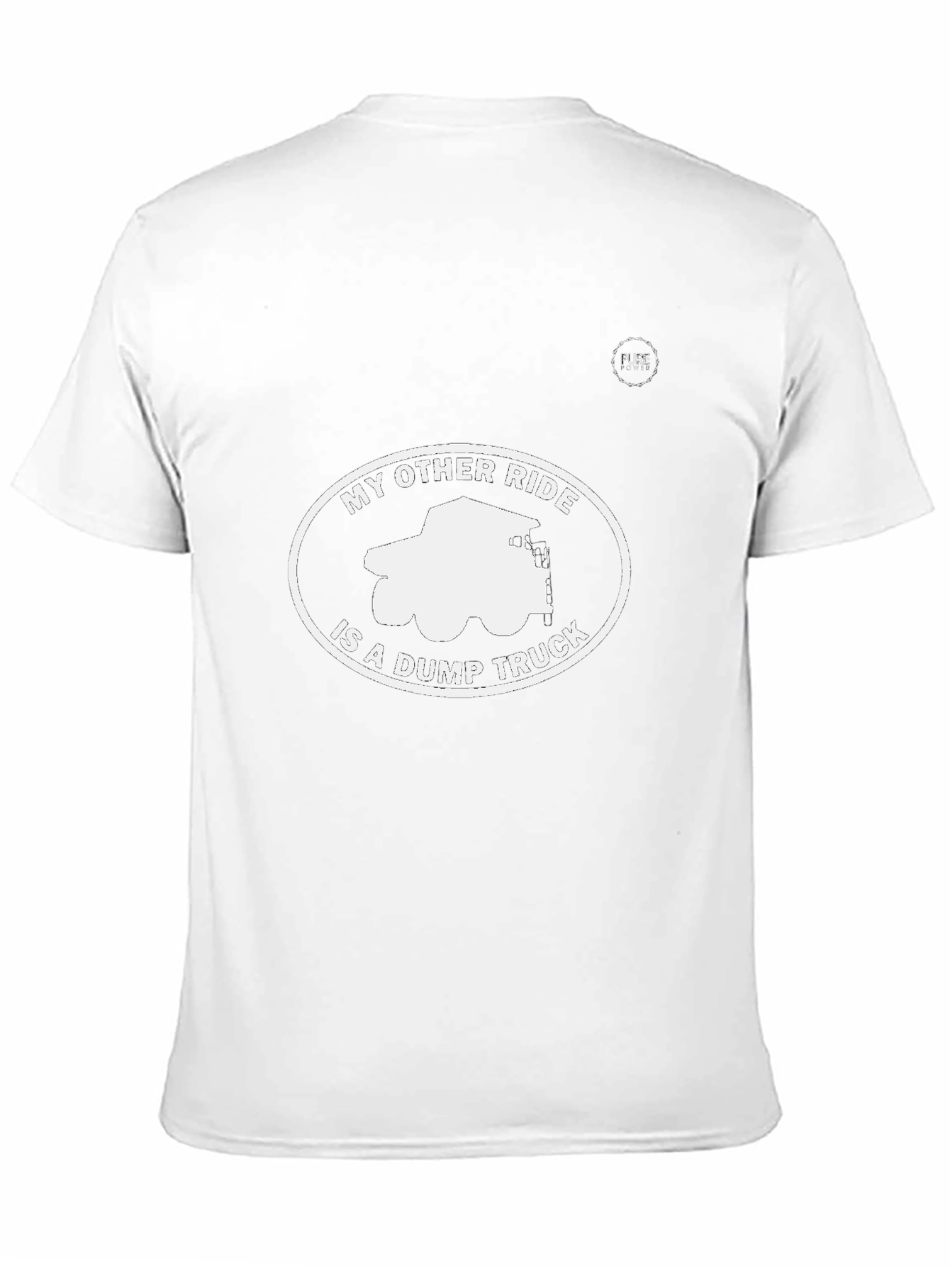 Dump Truck Ride T-Shirt - Mens Funny Vehicle Tee