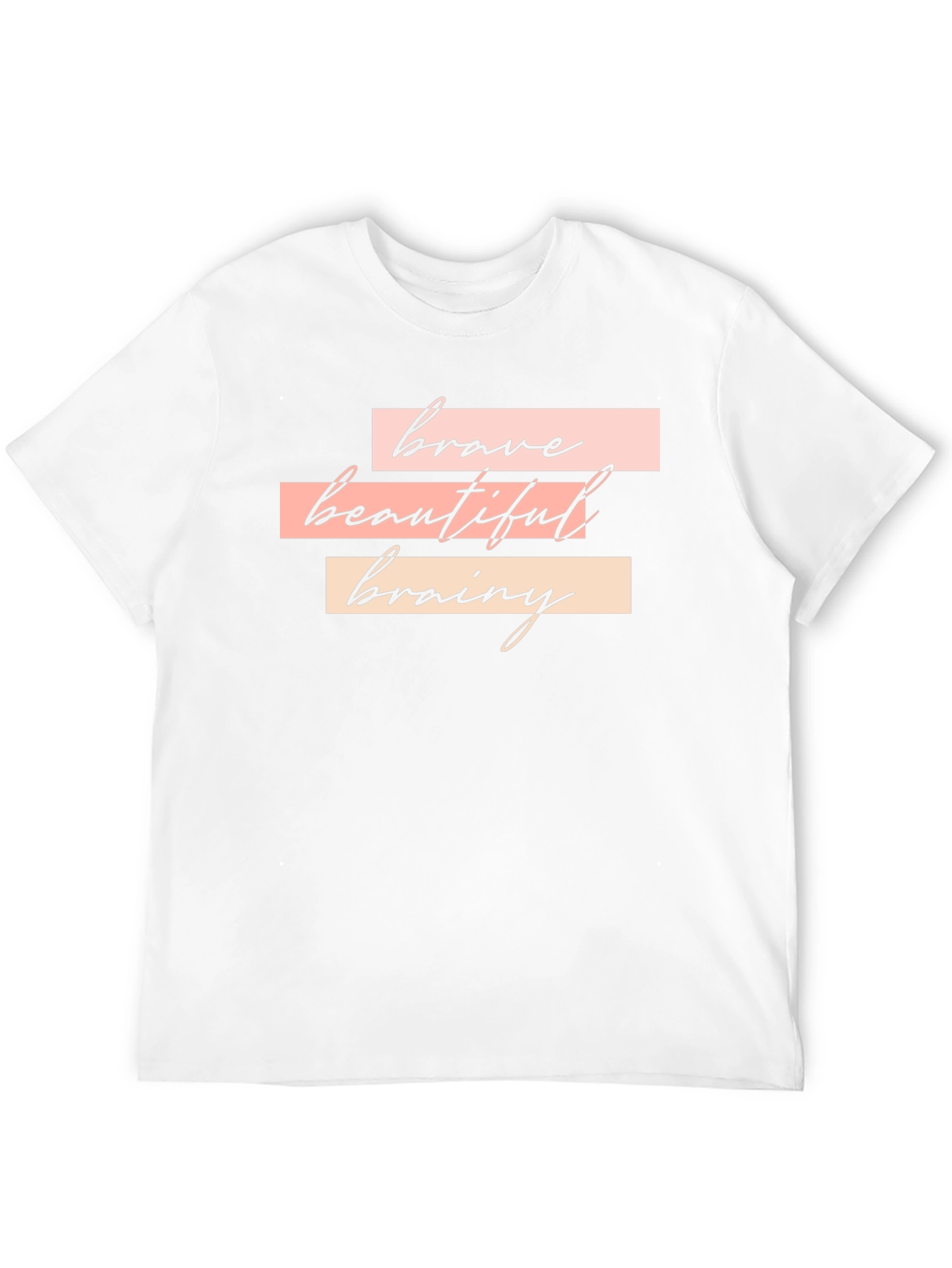 Brave Beautiful Brainy Black T-Shirt