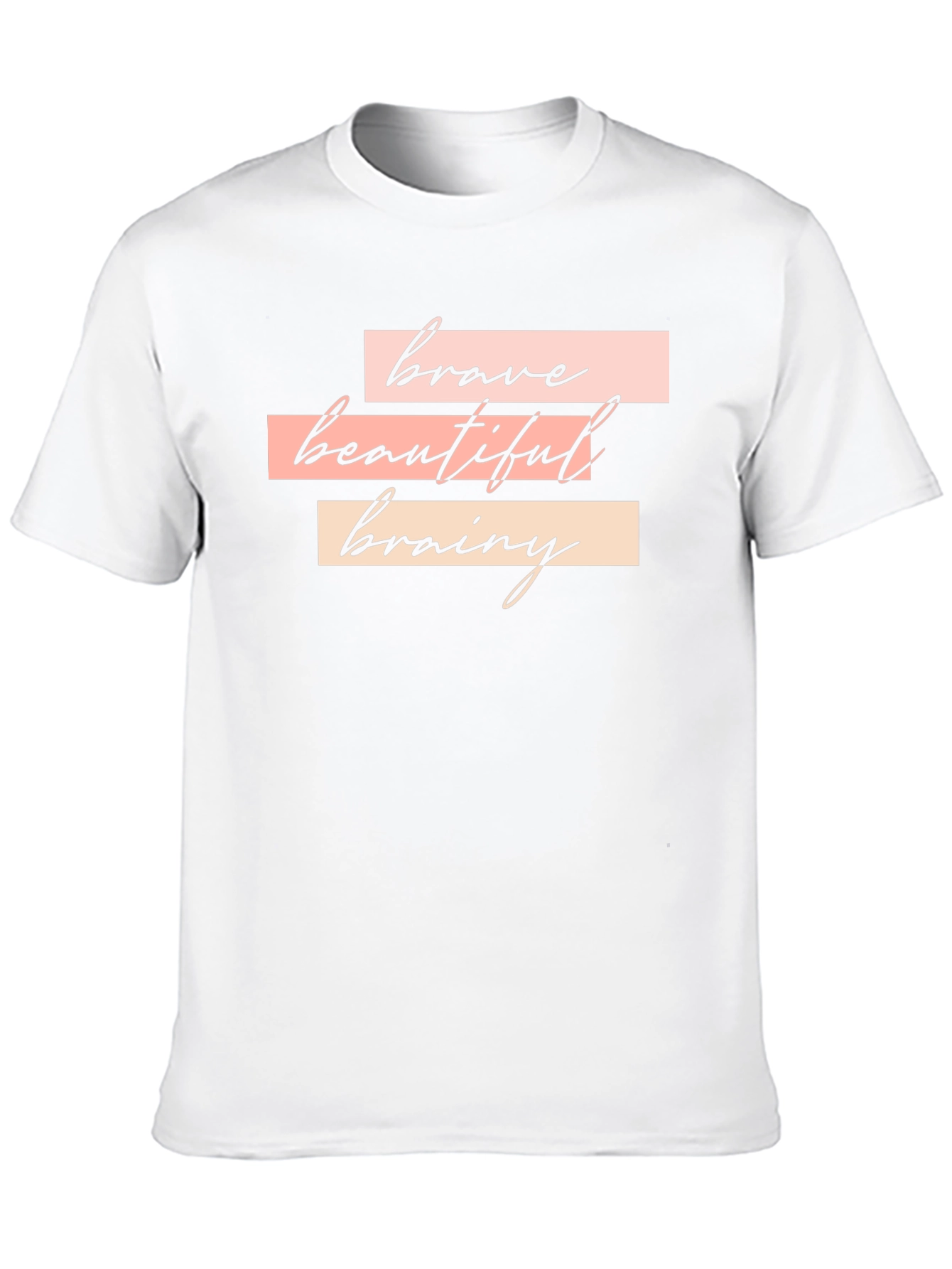Brave Beautiful Brainy Black T-Shirt