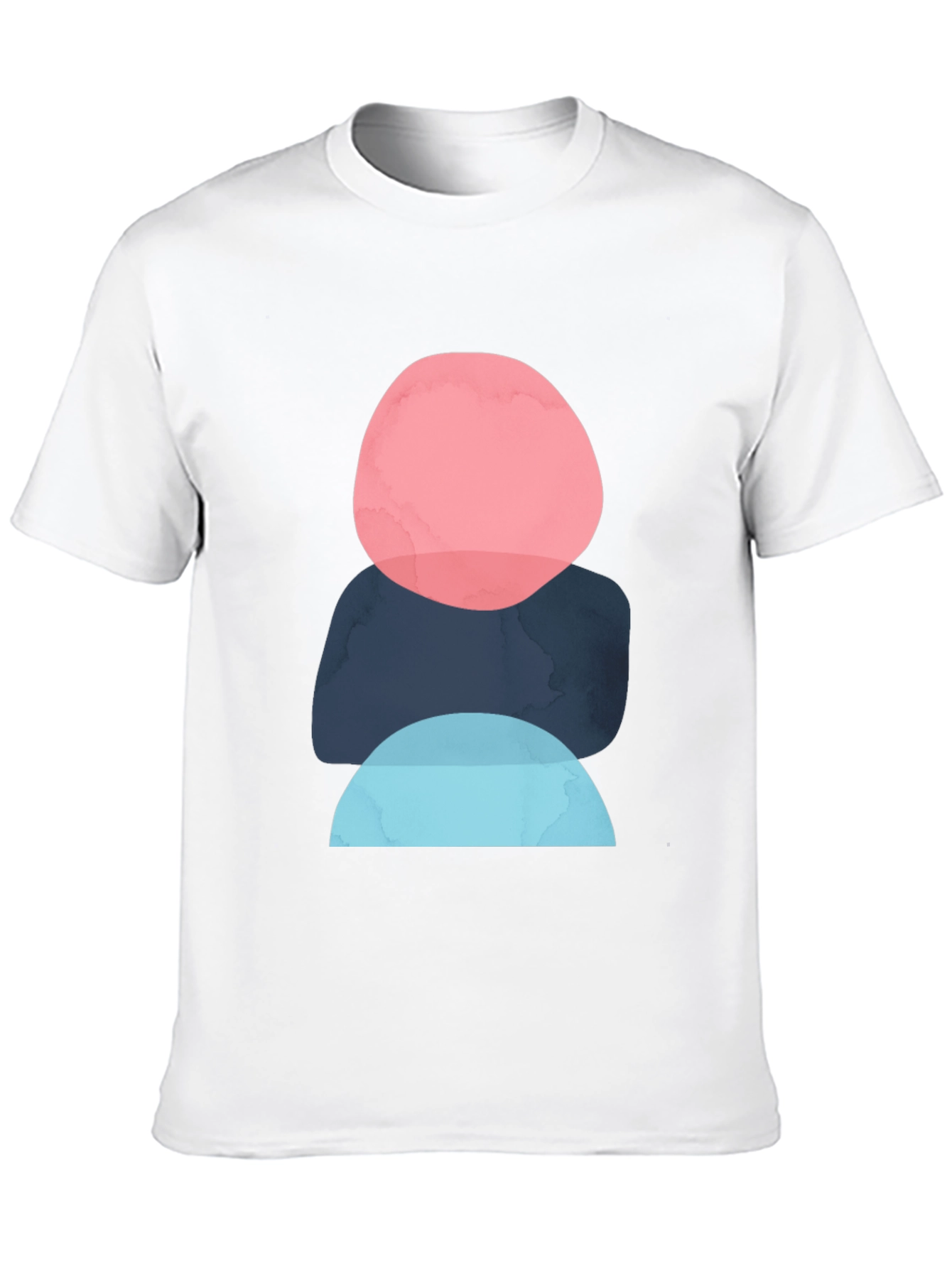 Modern Abstract Shapes Graphic Tee