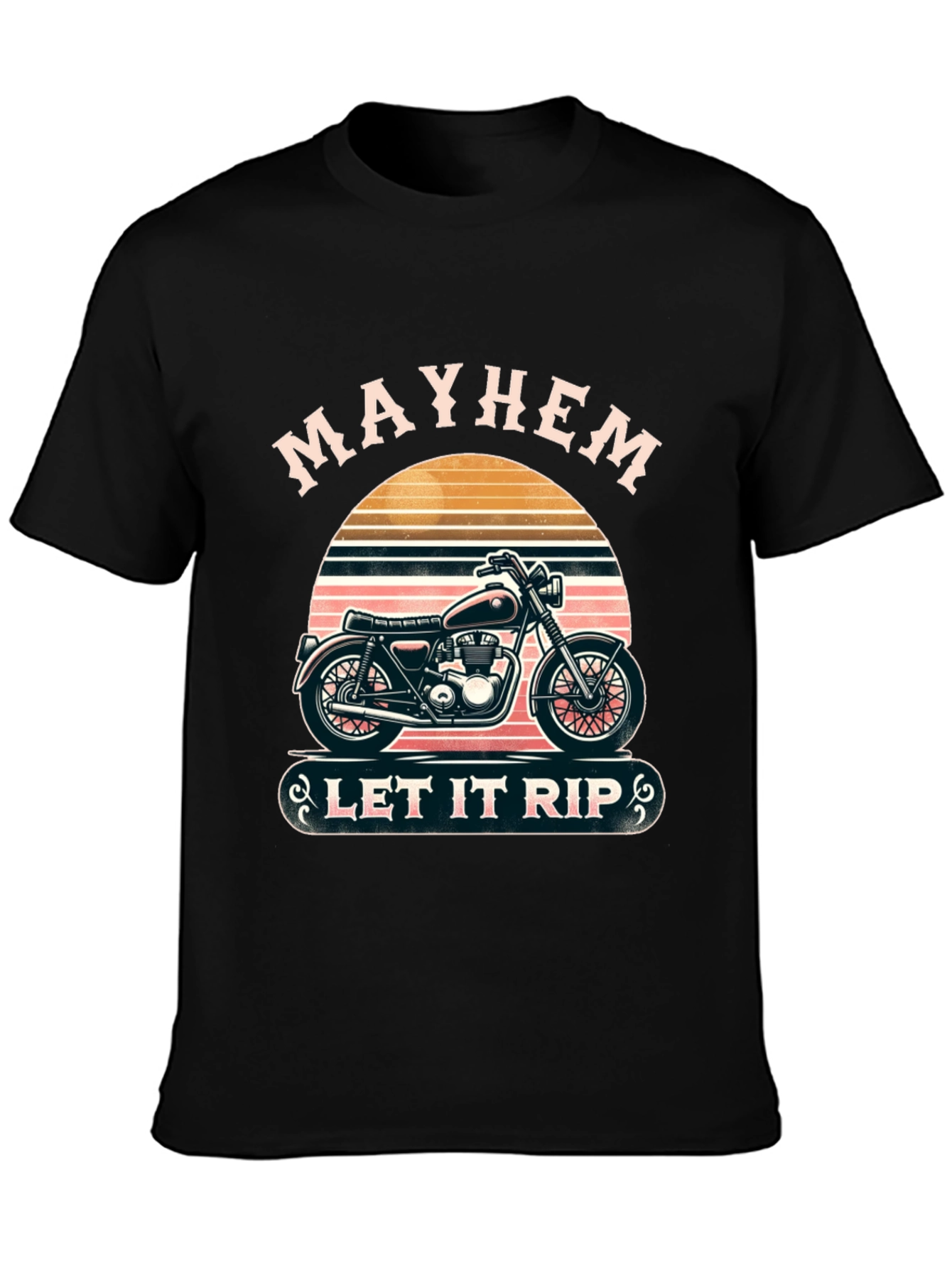 Mayhem Let It Rip Black Graphic Tee