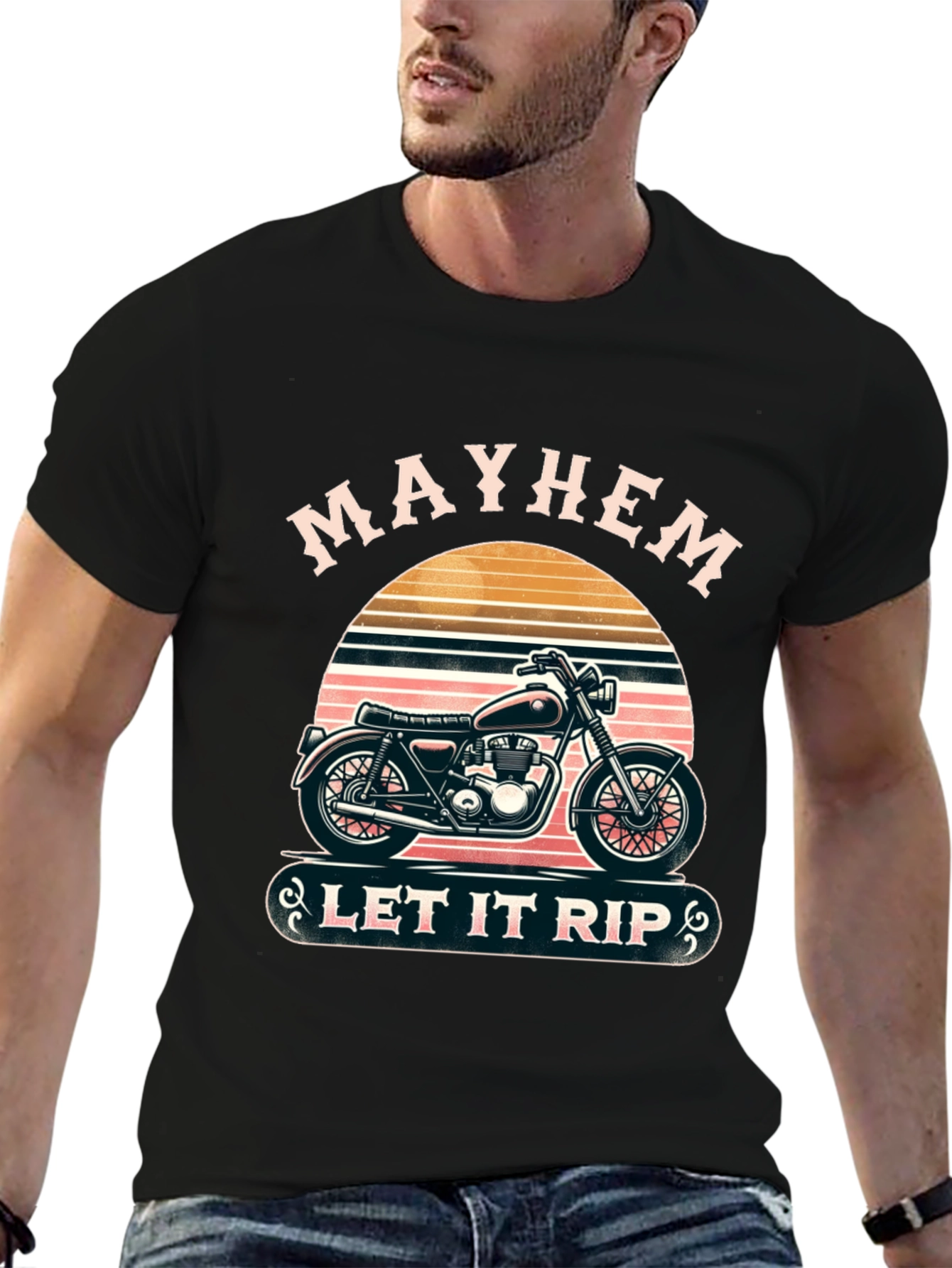 Mayhem Let It Rip Black Graphic Tee