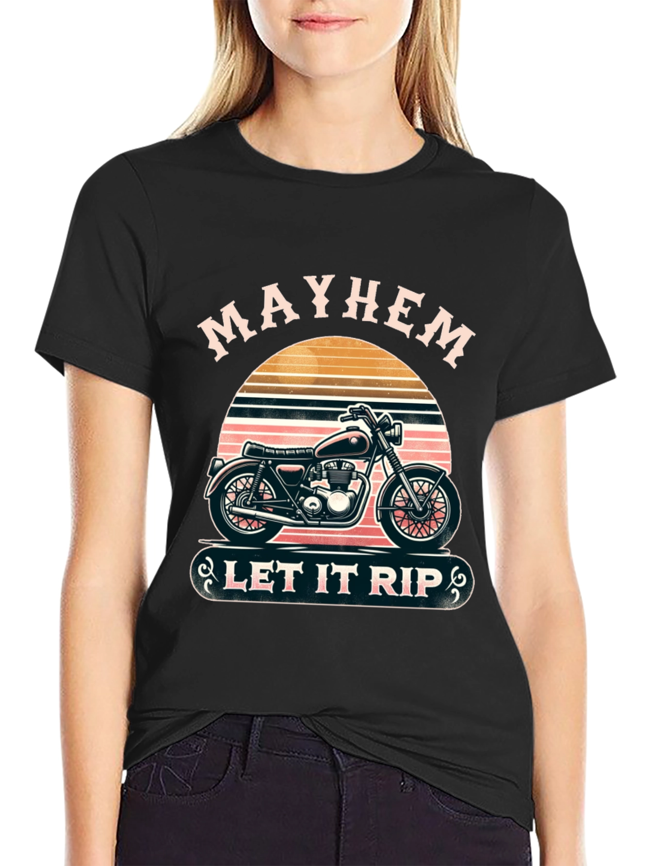 Mayhem Let It Rip Black Graphic Tee