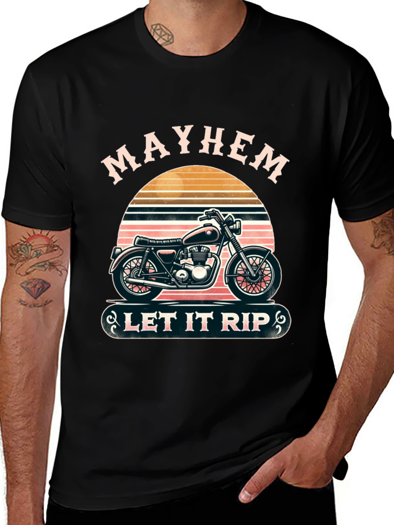 Mayhem Let It Rip Black Graphic Tee