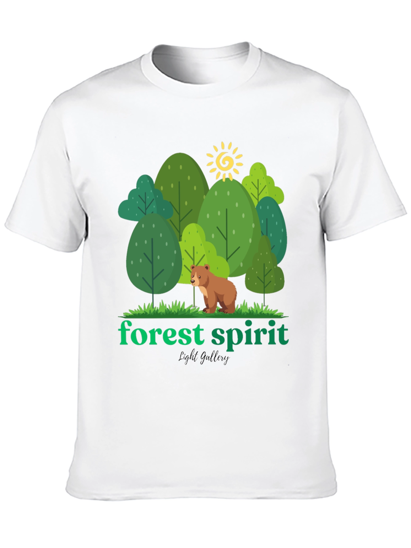 Forest Spirit Graphic Tee - Nature Inspired Design