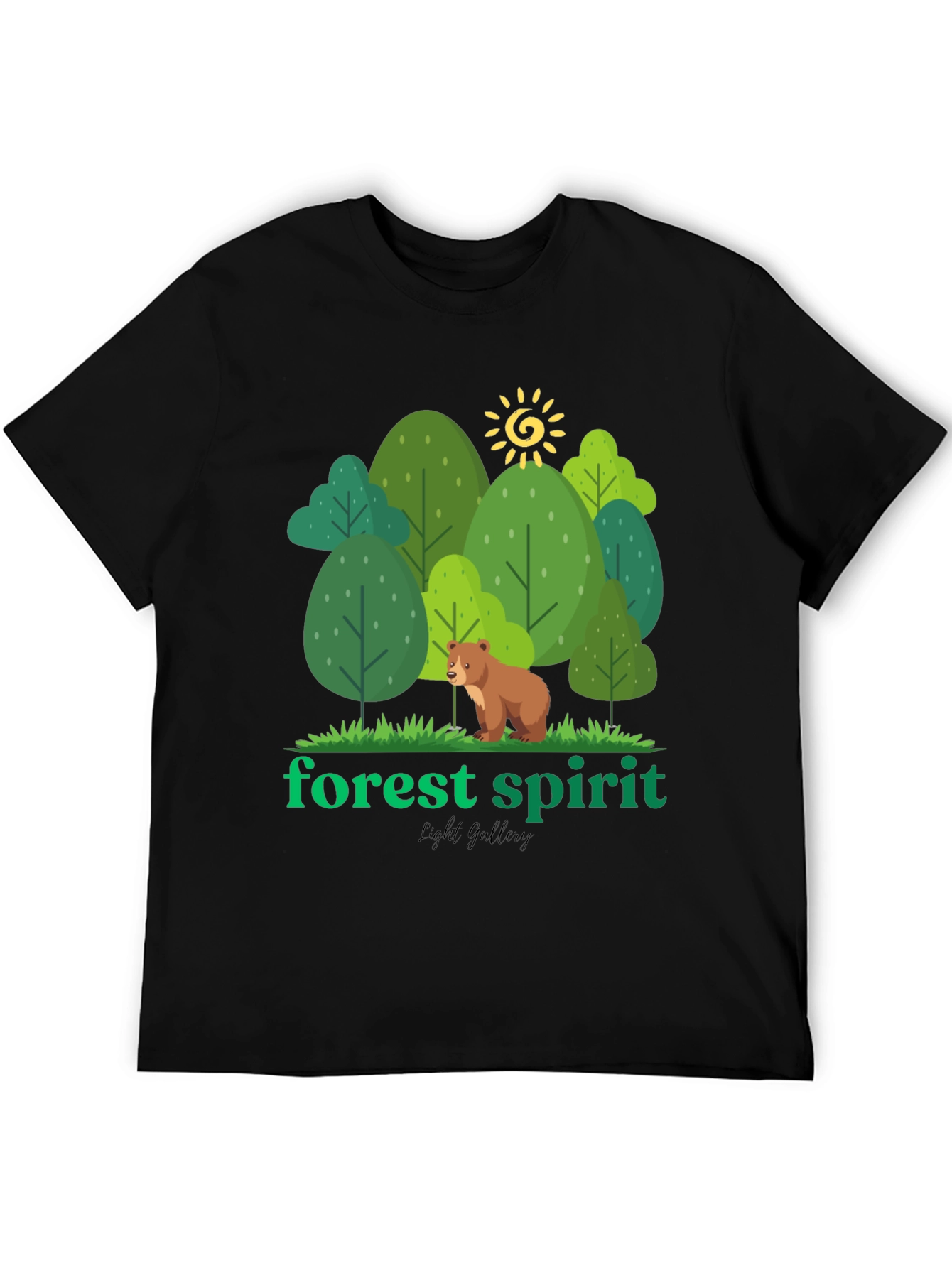 Forest Spirit Graphic Tee - Nature Inspired Design