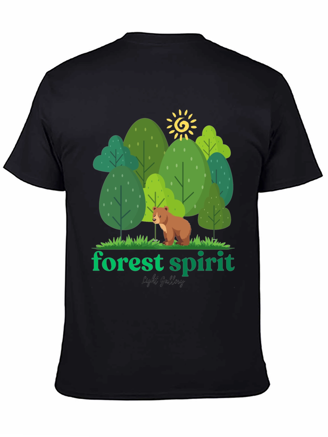 Forest Spirit Graphic Tee - Nature Inspired Design