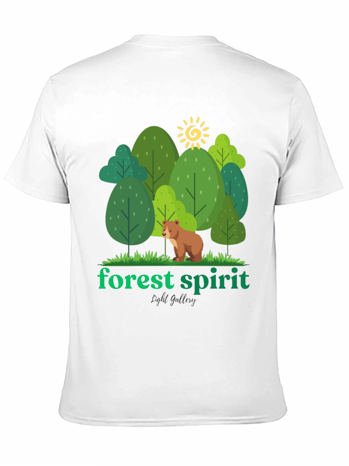 Forest Spirit Graphic Tee - Nature Inspired Design