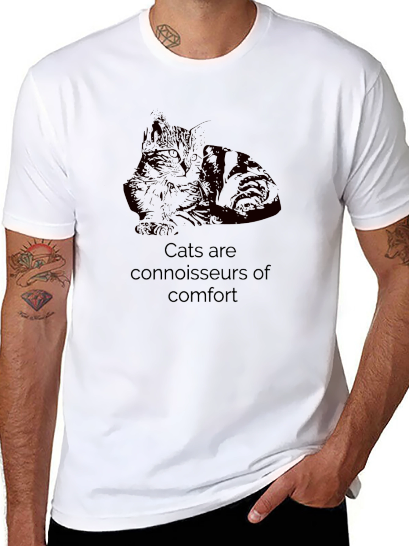 Cats are Connoisseurs of Comfort T-Shirt