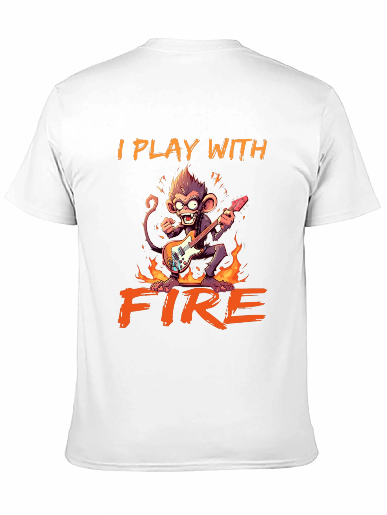 I Play With Fire Monkey Graphic Tee
