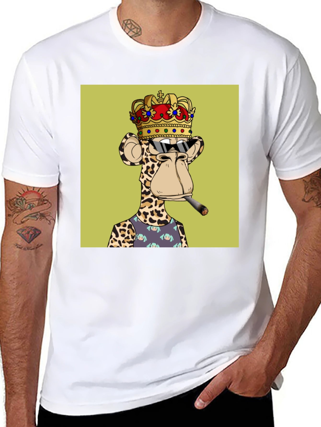 Bored Ape King T-Shirt - Premium Cotton Tee