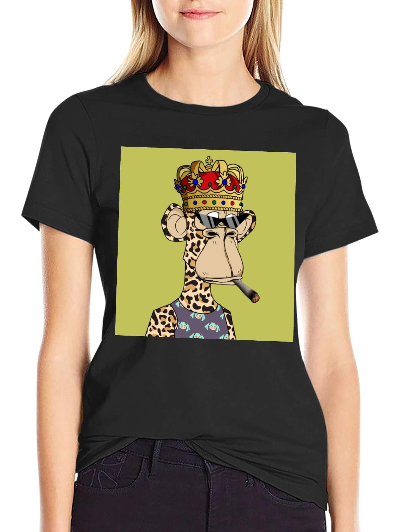 Bored Ape King T-Shirt - Premium Cotton Tee