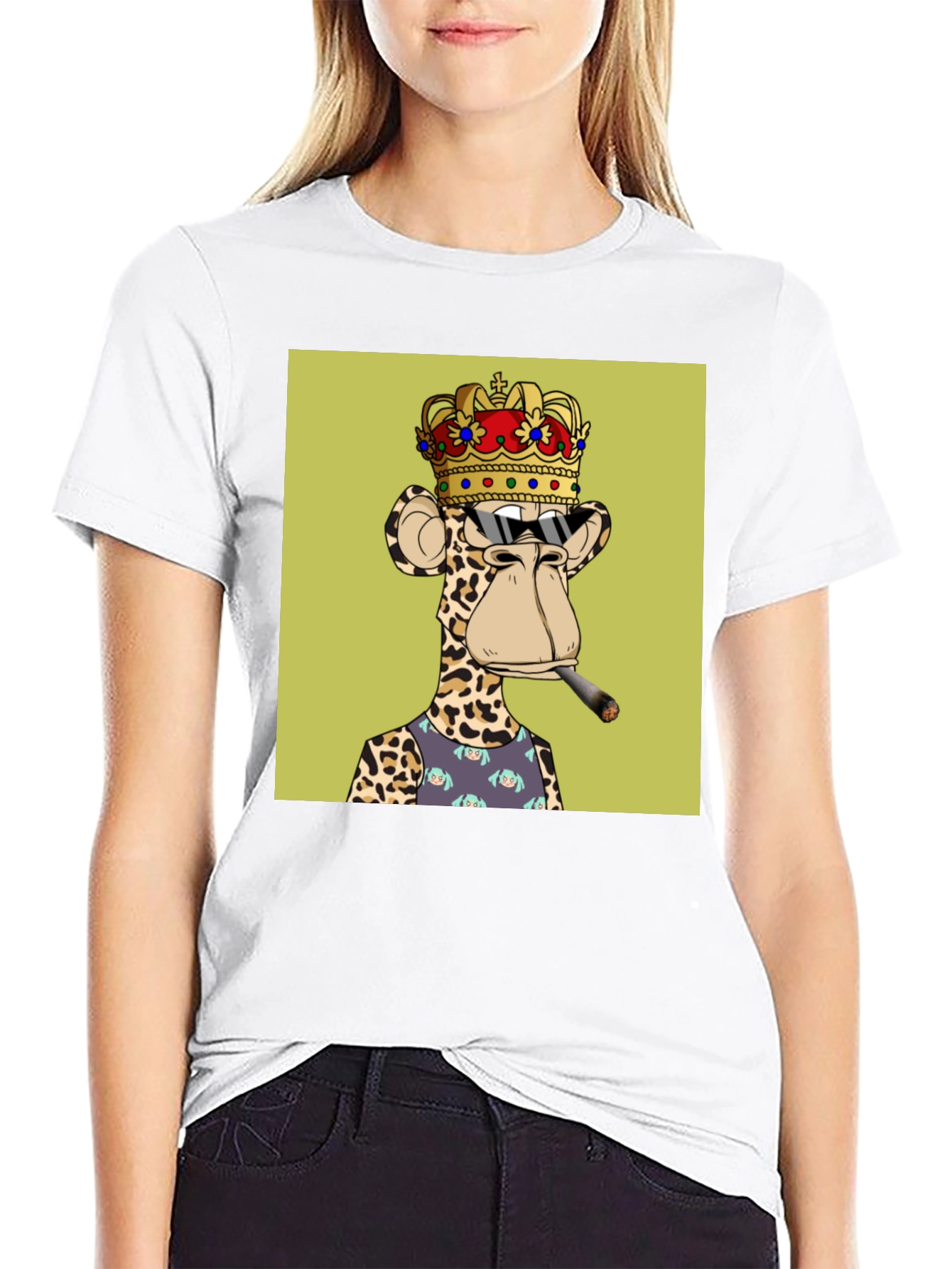 Bored Ape King T-Shirt - Premium Cotton Tee