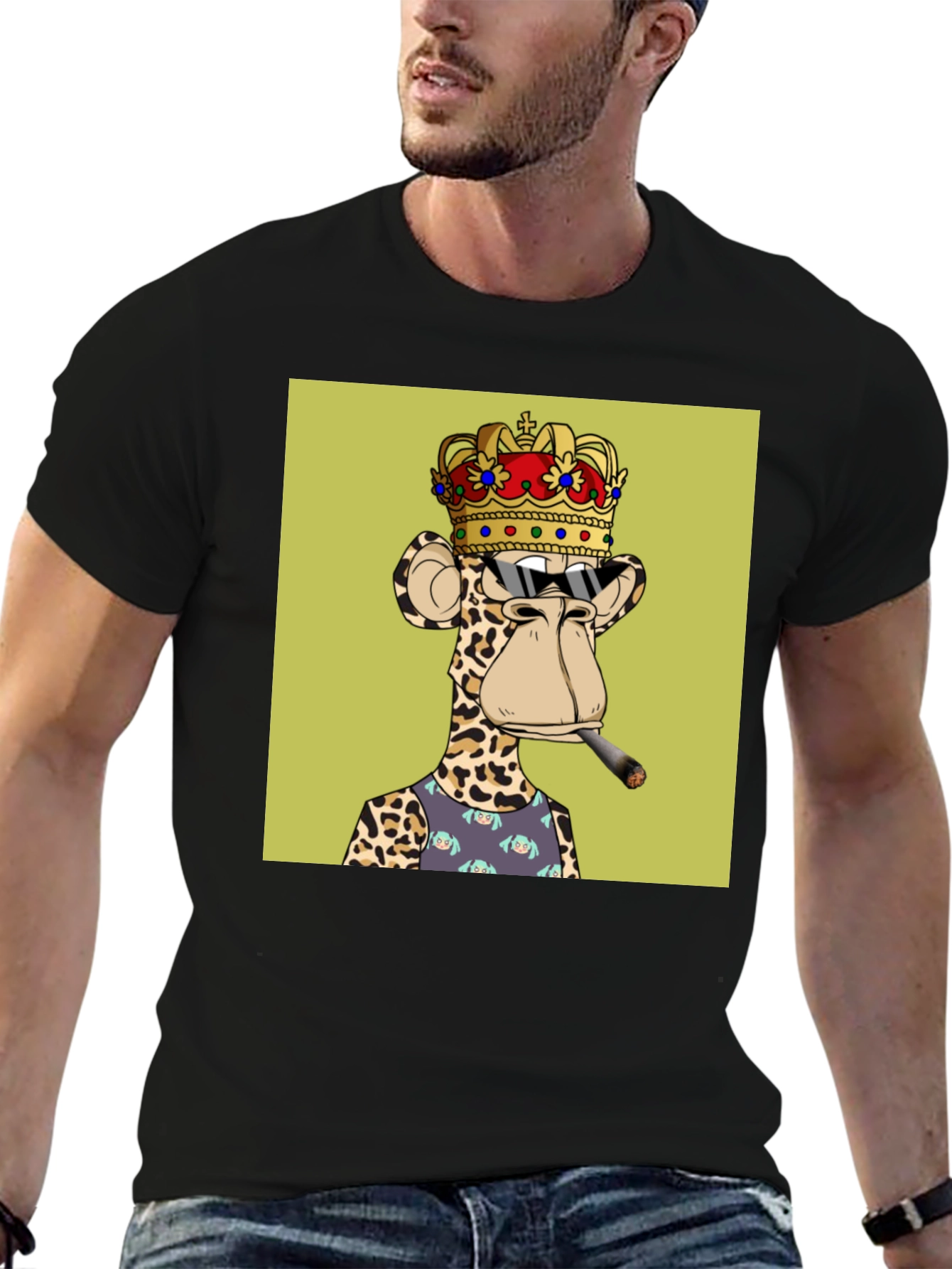 Bored Ape King T-Shirt - Premium Cotton Tee