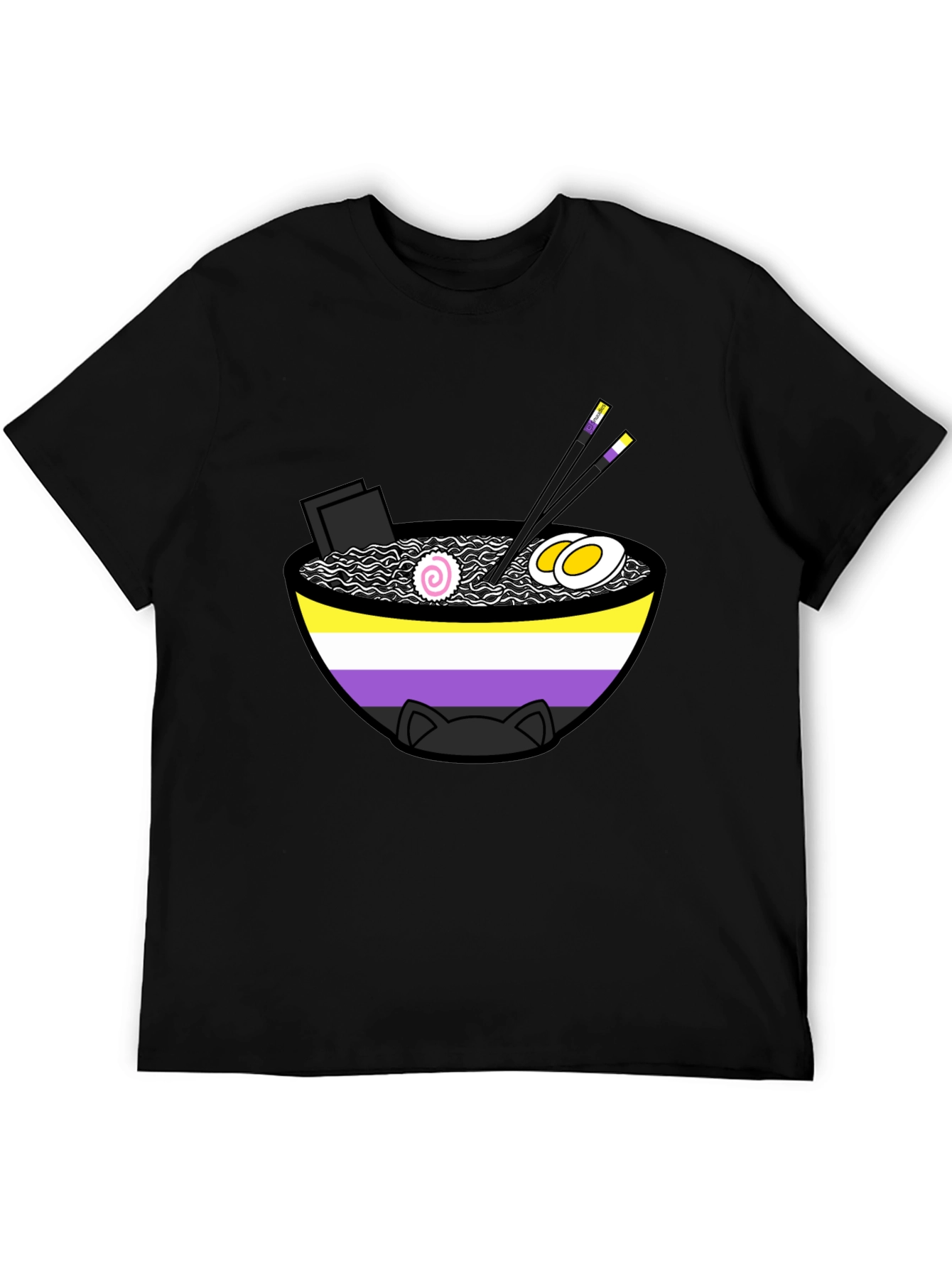 Ramen Nonbinary Pride T-Shirt - Stylish & Unique