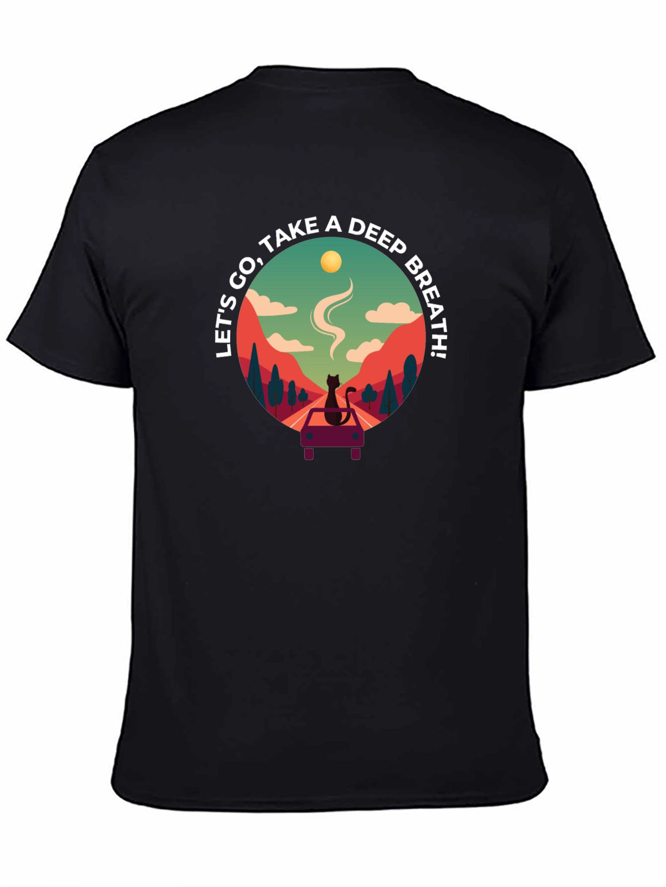 Relaxing Cat Road Trip T-Shirt