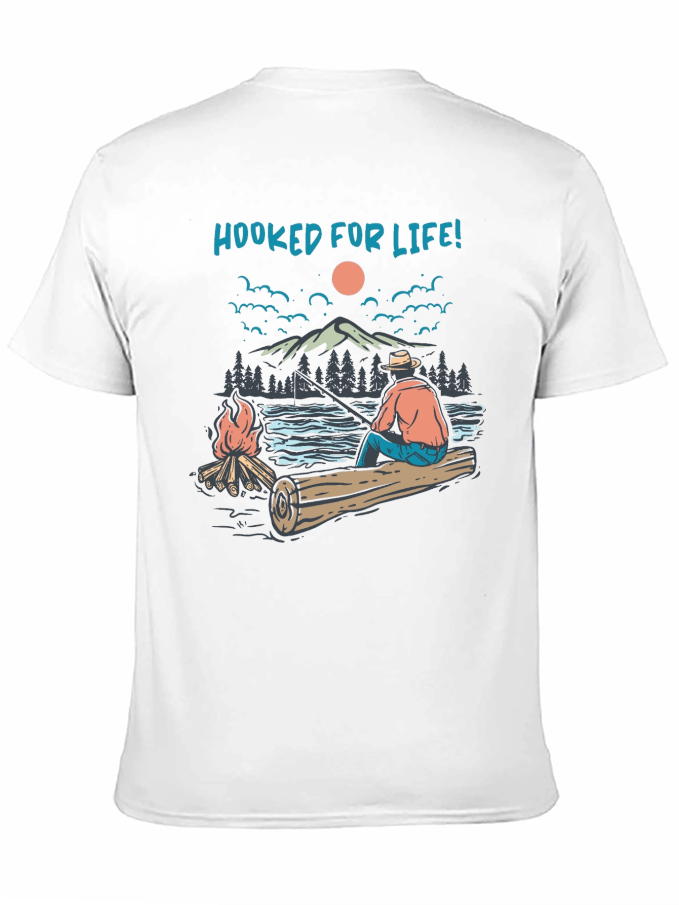 Hooked For Life Graphic T-Shirt