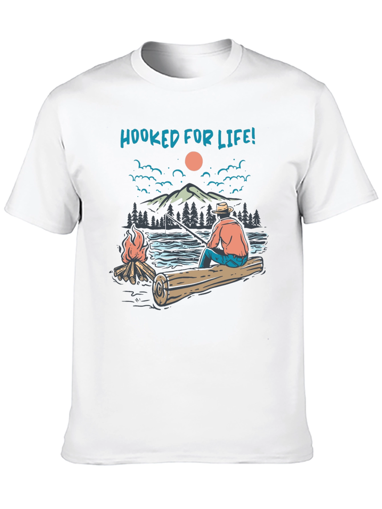 Hooked For Life Graphic T-Shirt