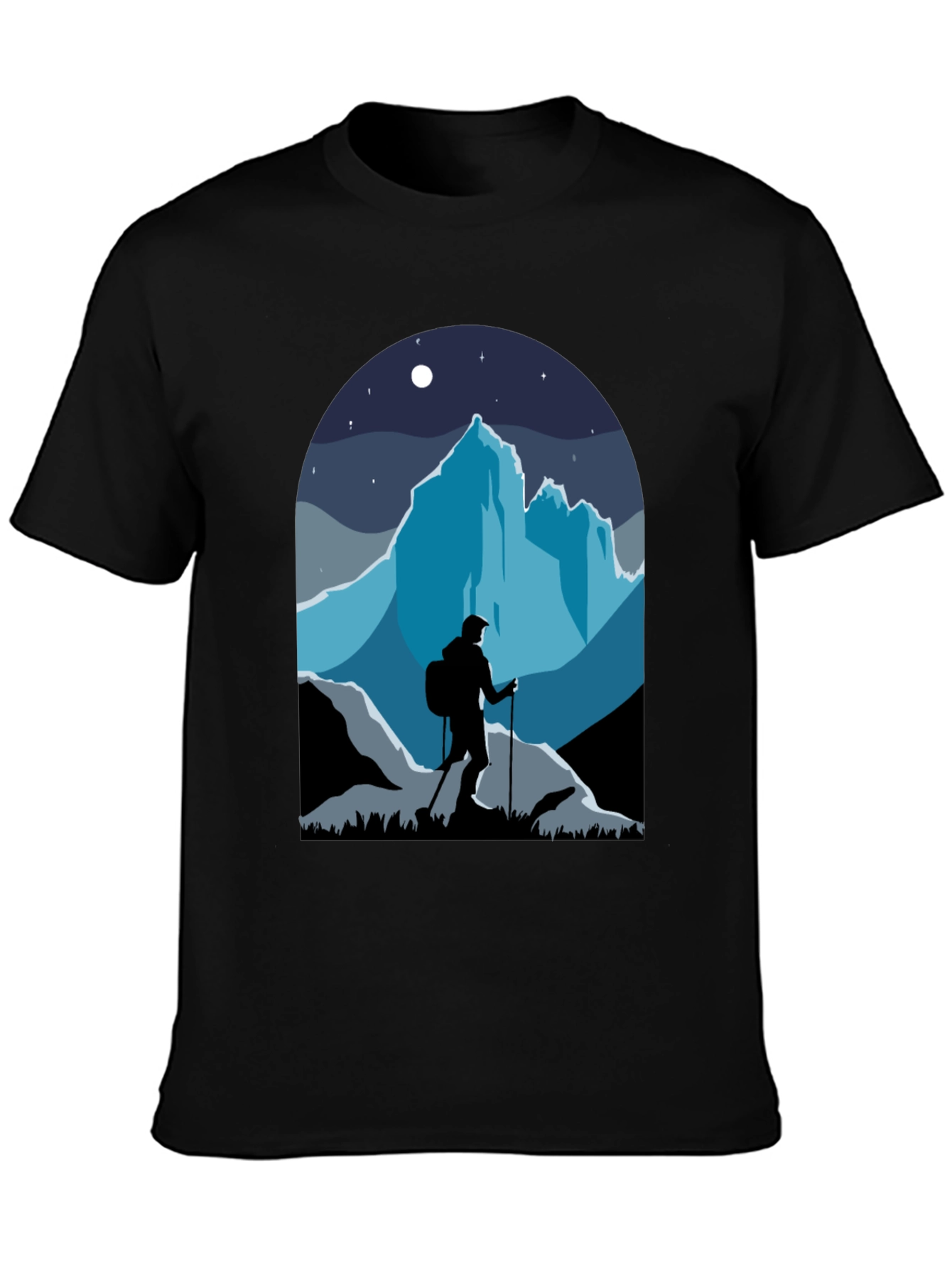 Mountains Hiker Graphic Tee - Adventure Awaits