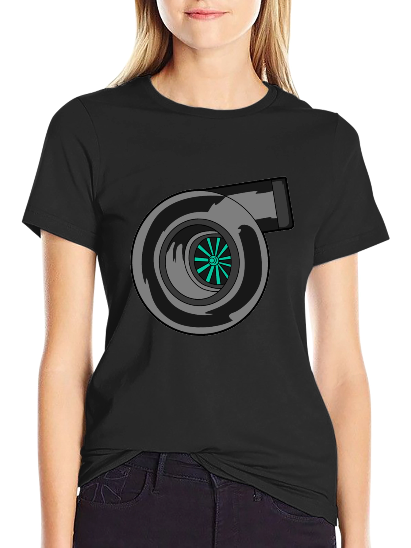 Turbocharged Black T-Shirt