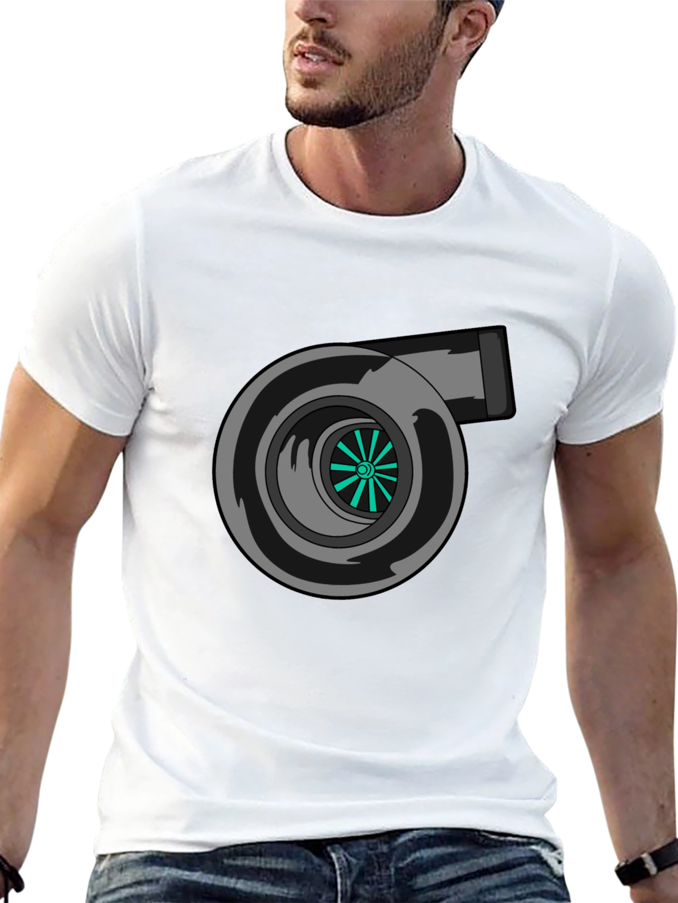 Turbocharged Black T-Shirt