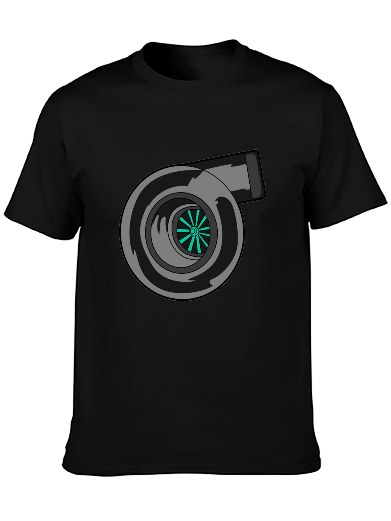 Turbocharged Black T-Shirt