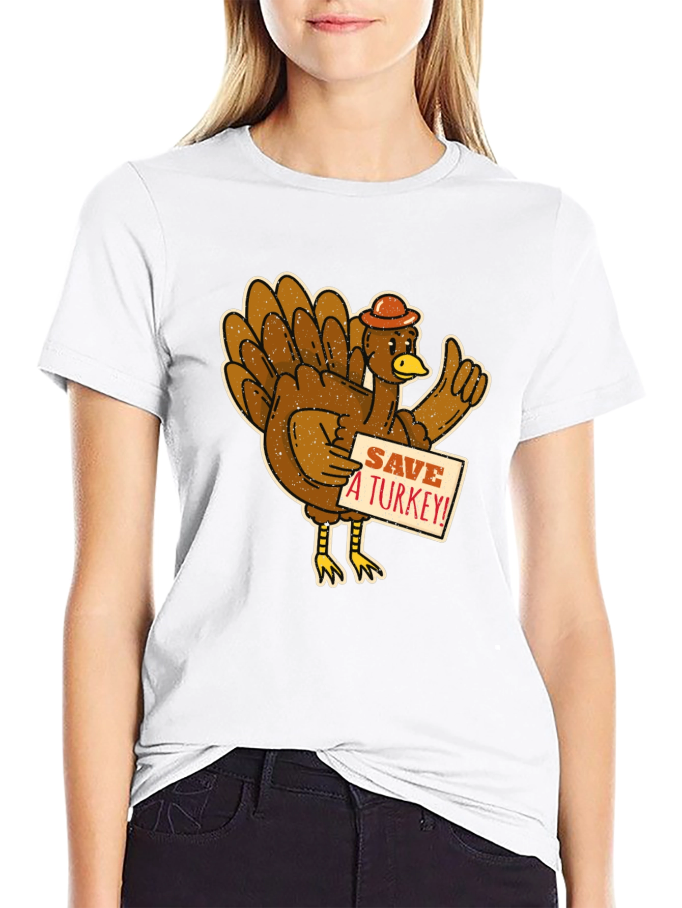 Save a Turkey! Graphic T-Shirt
