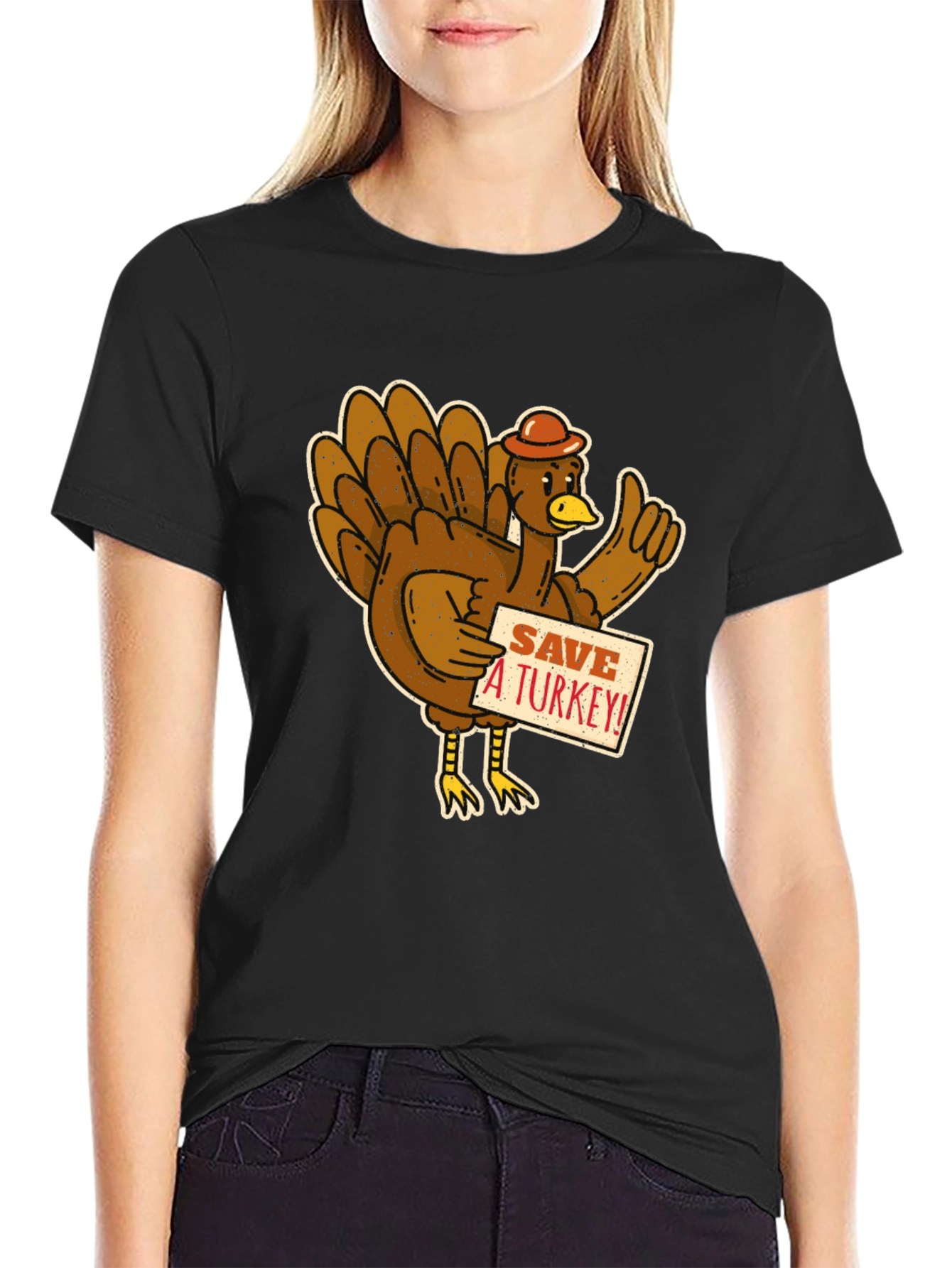 Save a Turkey! Graphic T-Shirt