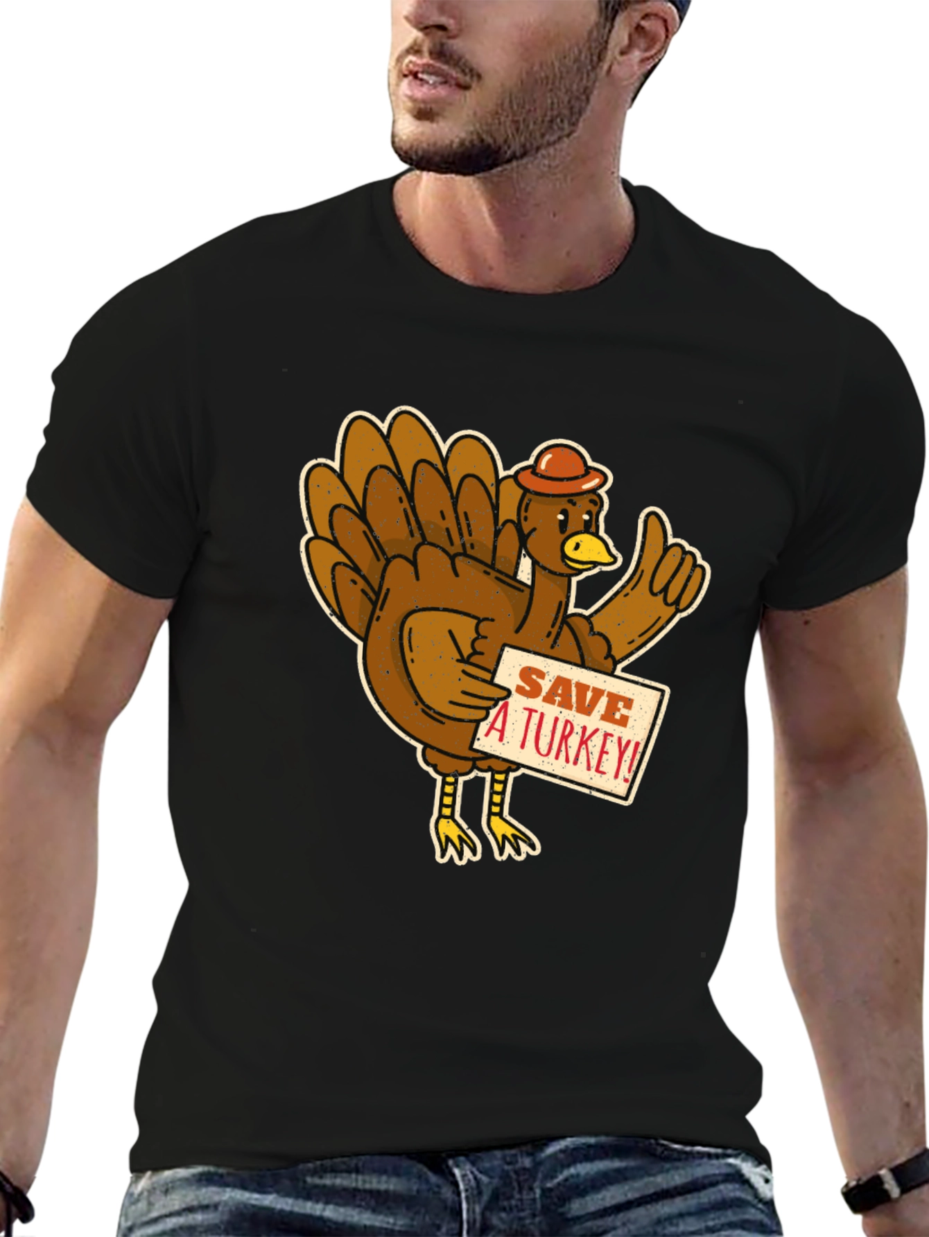 Save a Turkey! Graphic T-Shirt