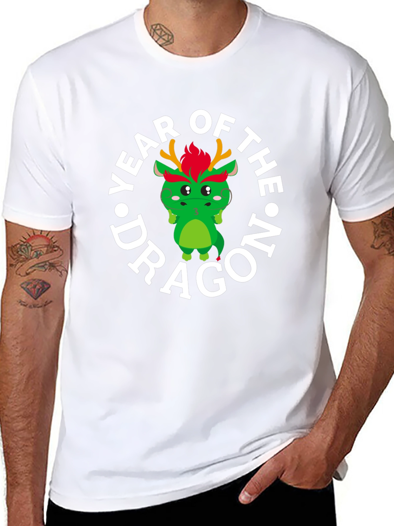 Year of the Dragon T-Shirt Cute Dragon Design