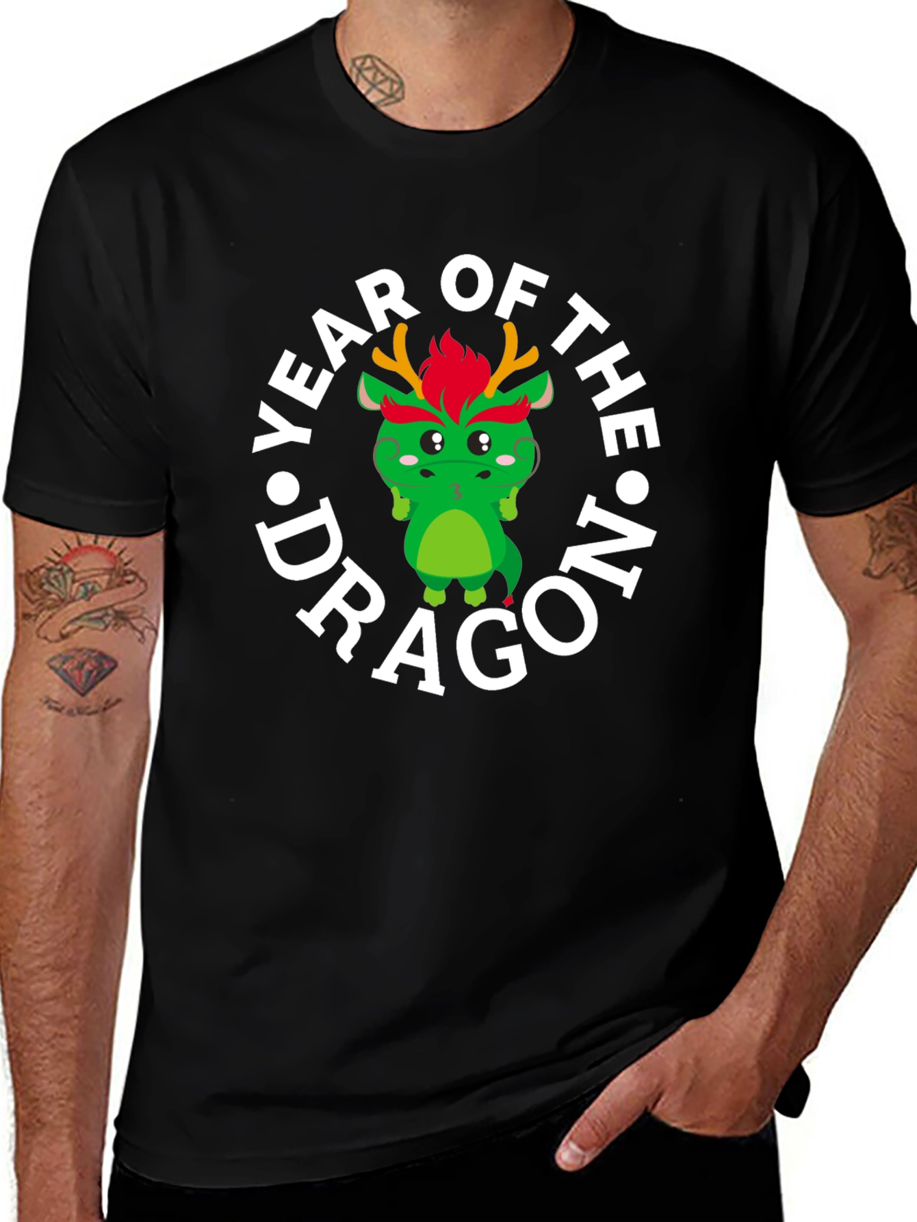 Year of the Dragon T-Shirt Cute Dragon Design