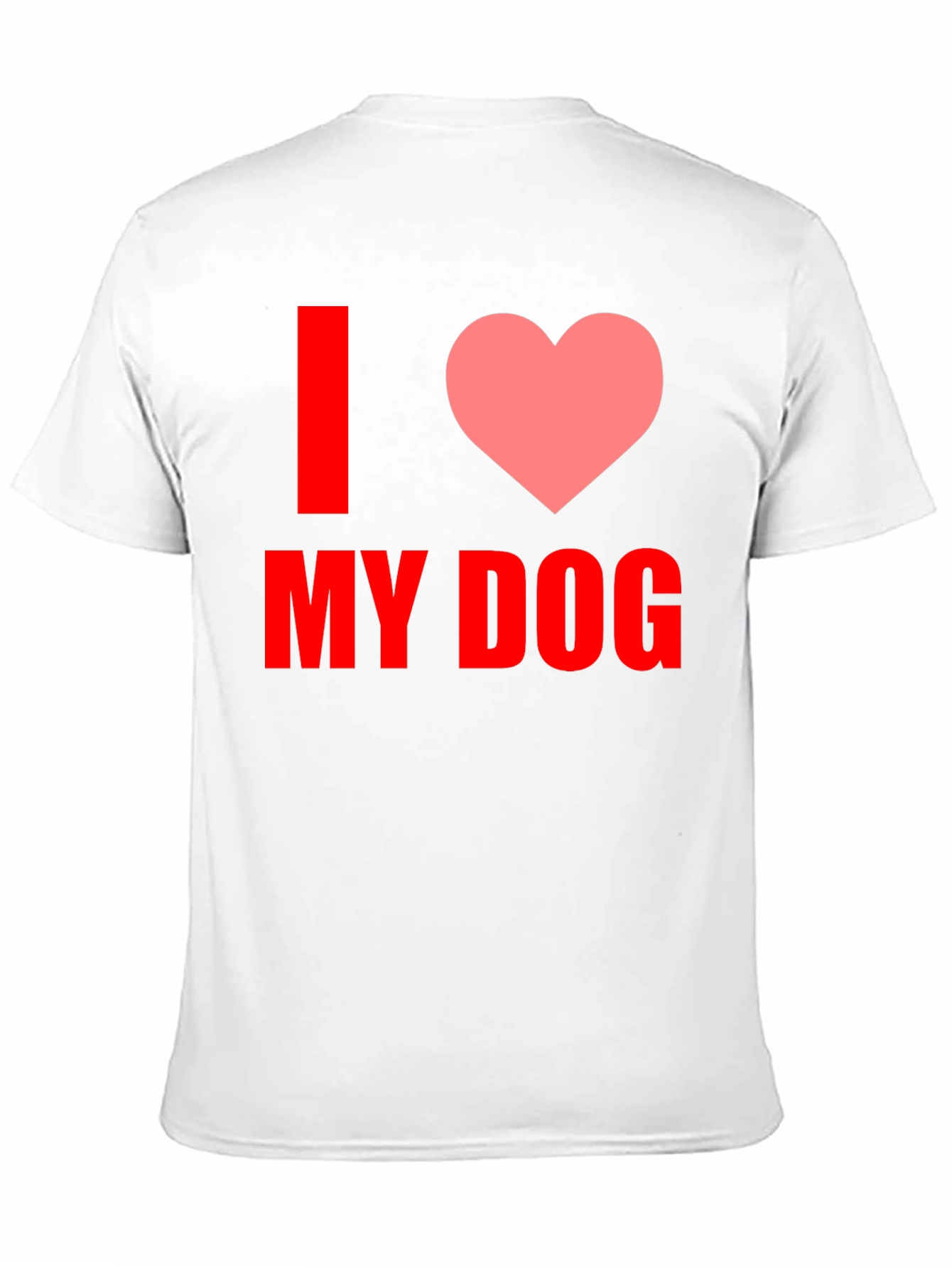 I Love My Dog Graphic Tee - Black