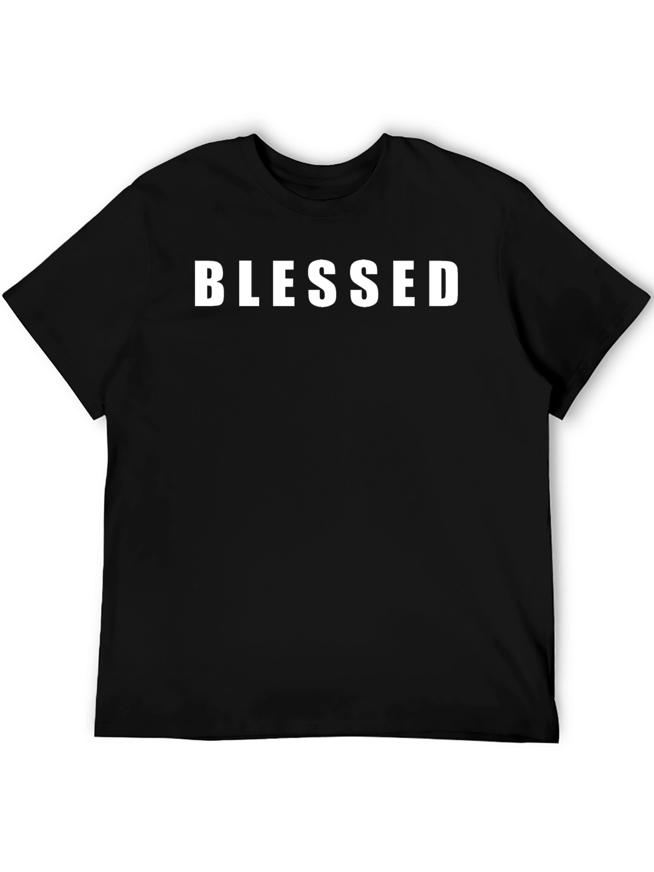 Blessed Black Graphic Tee - Religious T-Shirt