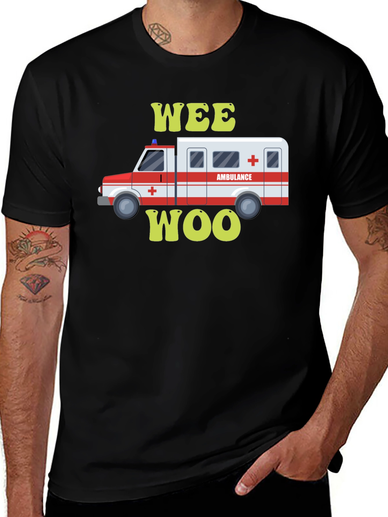 Wee Woo Ambulance T-Shirt - Emergency Vehicle Tee