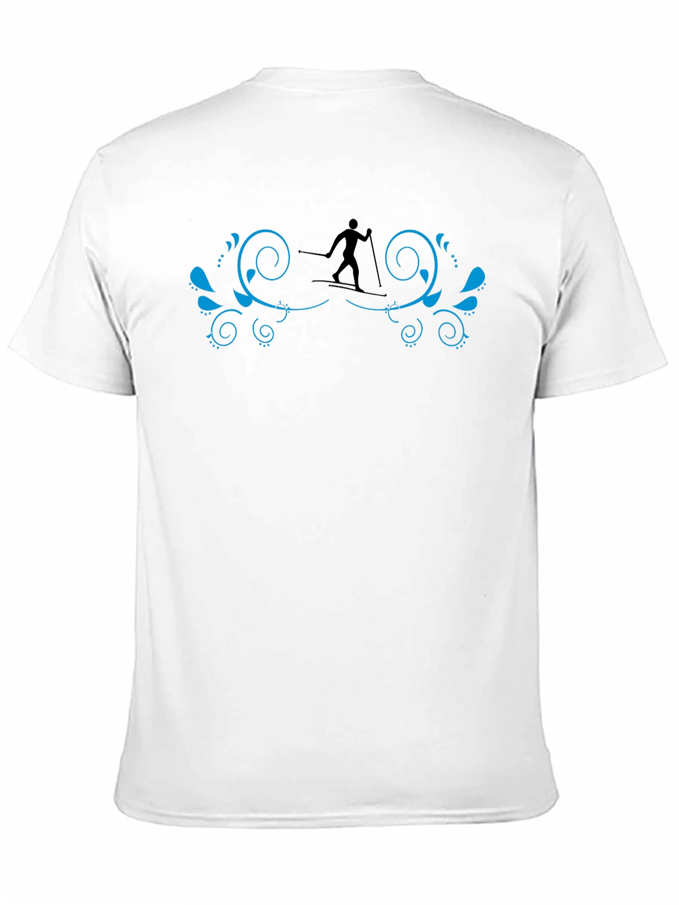 Skiing Silhouette Graphic Tee