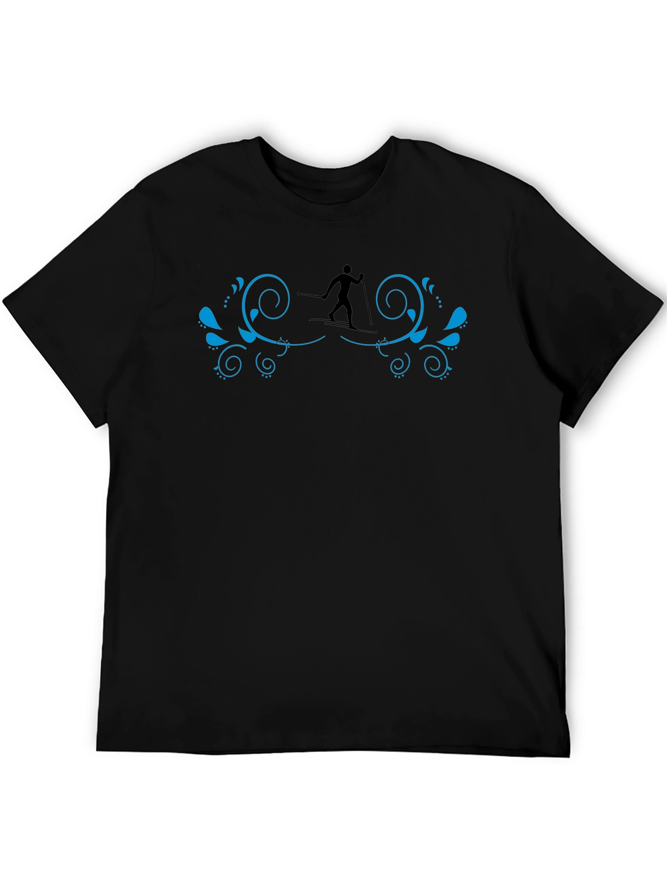 Skiing Silhouette Graphic Tee