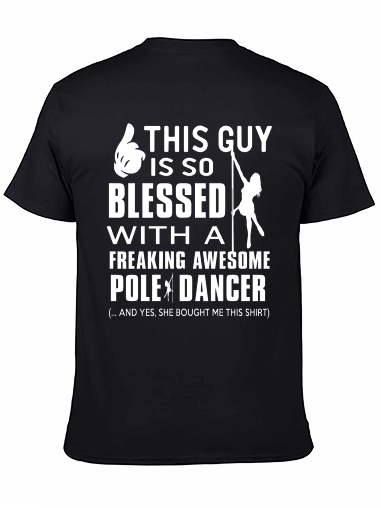 Funny Pole Dancer Graphic T-Shirt