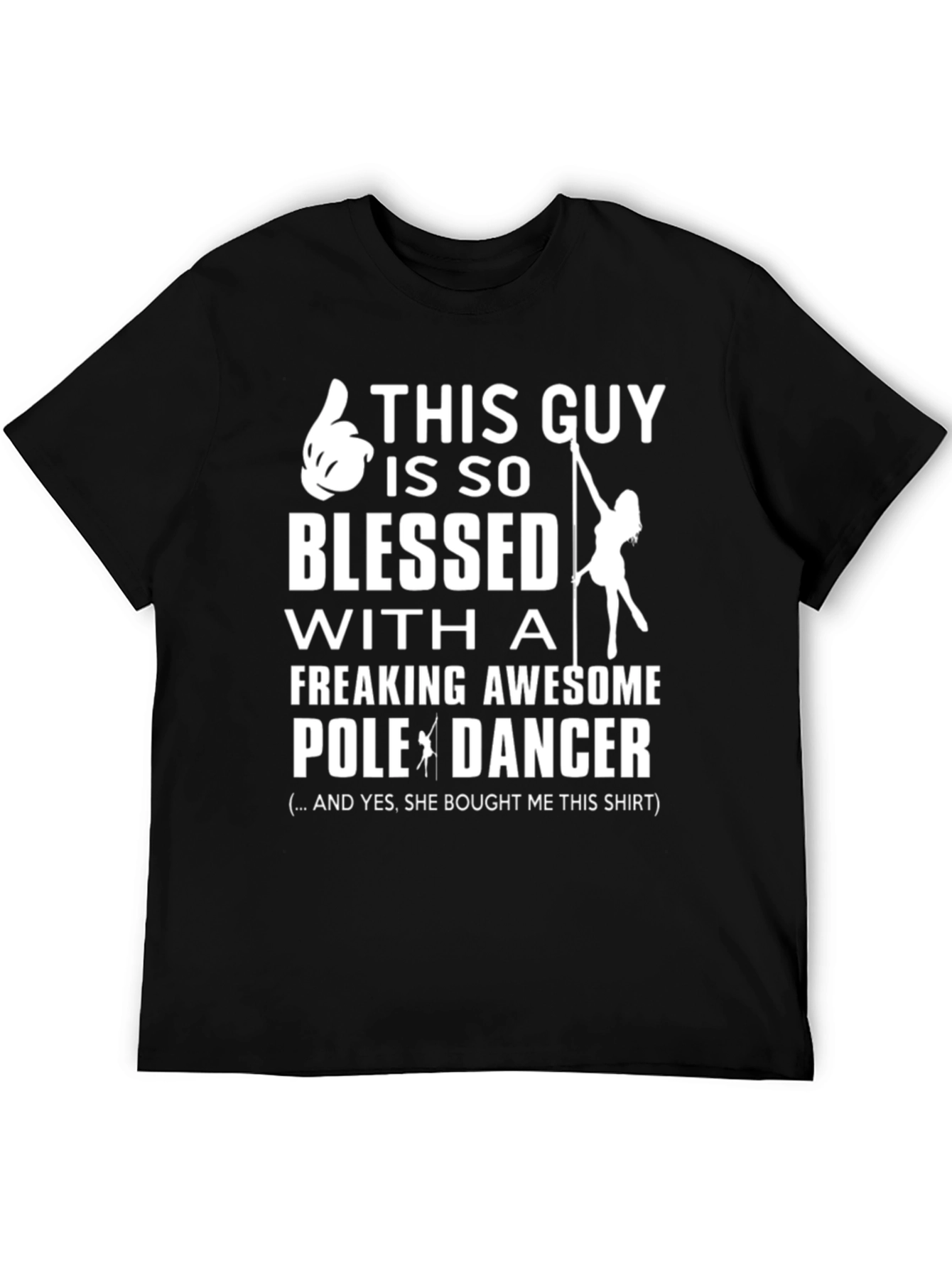 Funny Pole Dancer Graphic T-Shirt