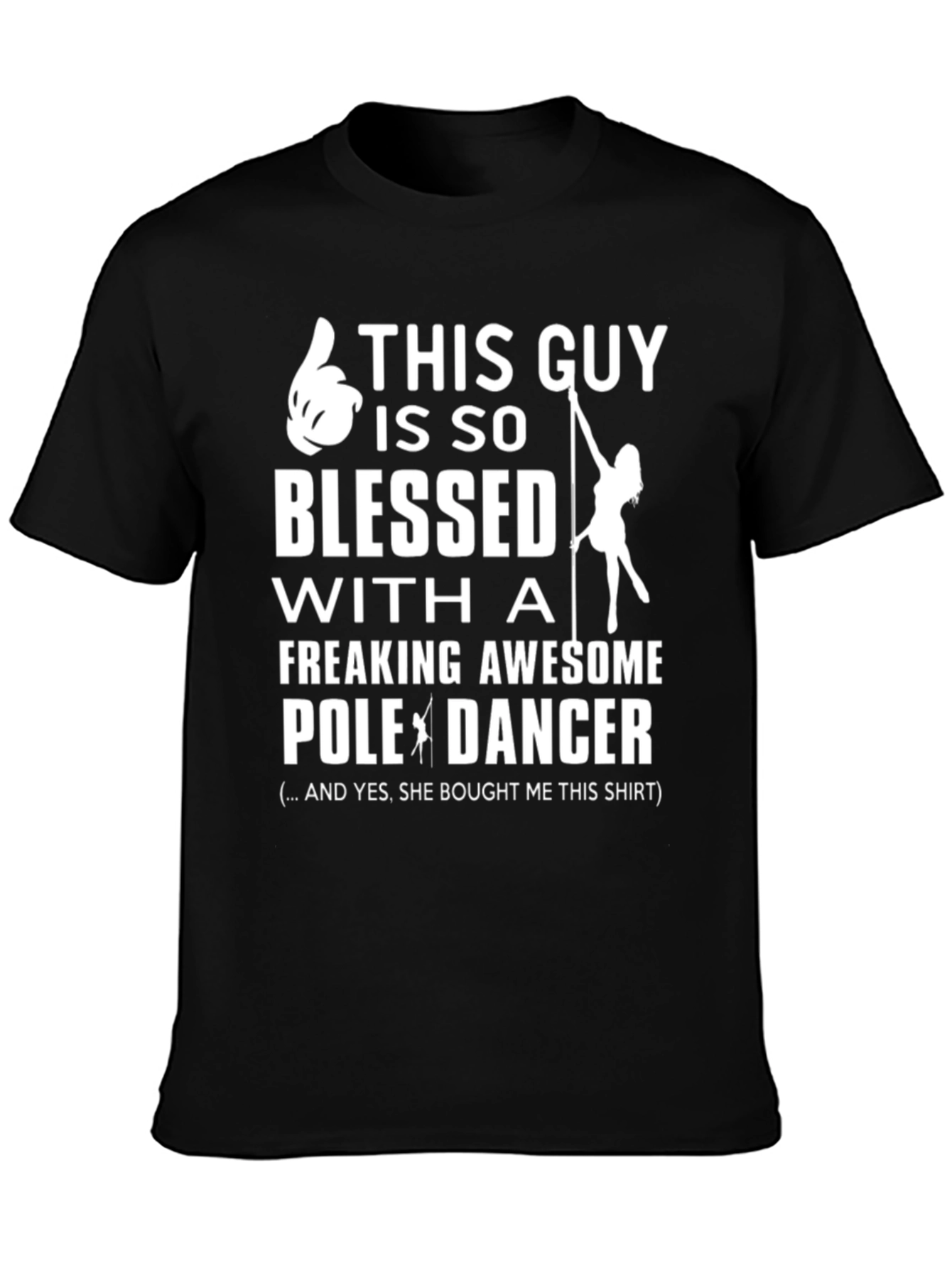 Funny Pole Dancer Graphic T-Shirt