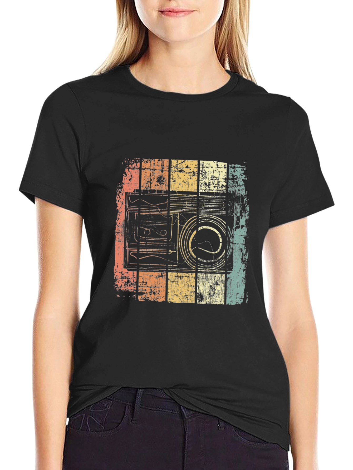 Retro Cassette Tape Graphic T-Shirt