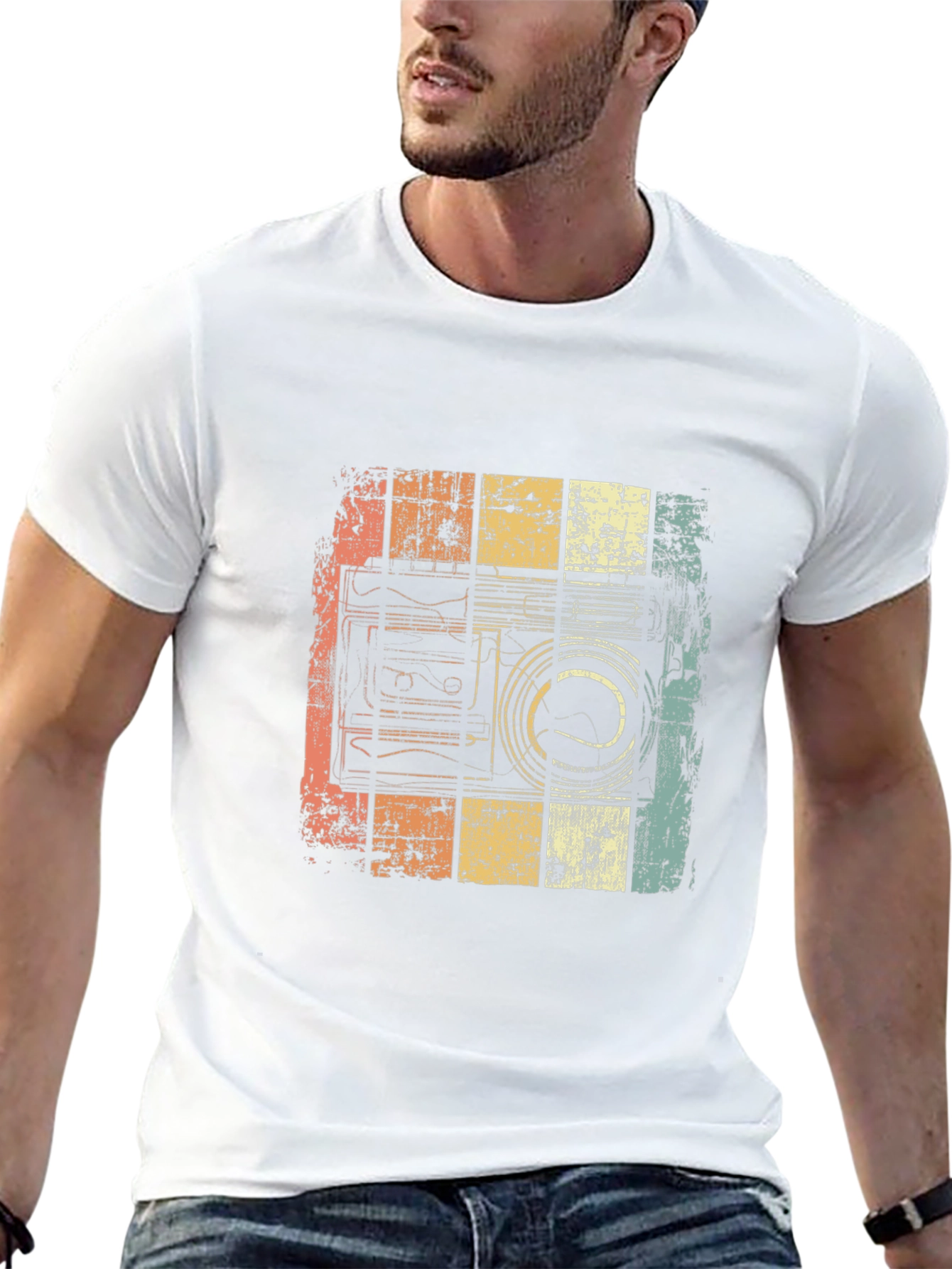 Retro Cassette Tape Graphic T-Shirt