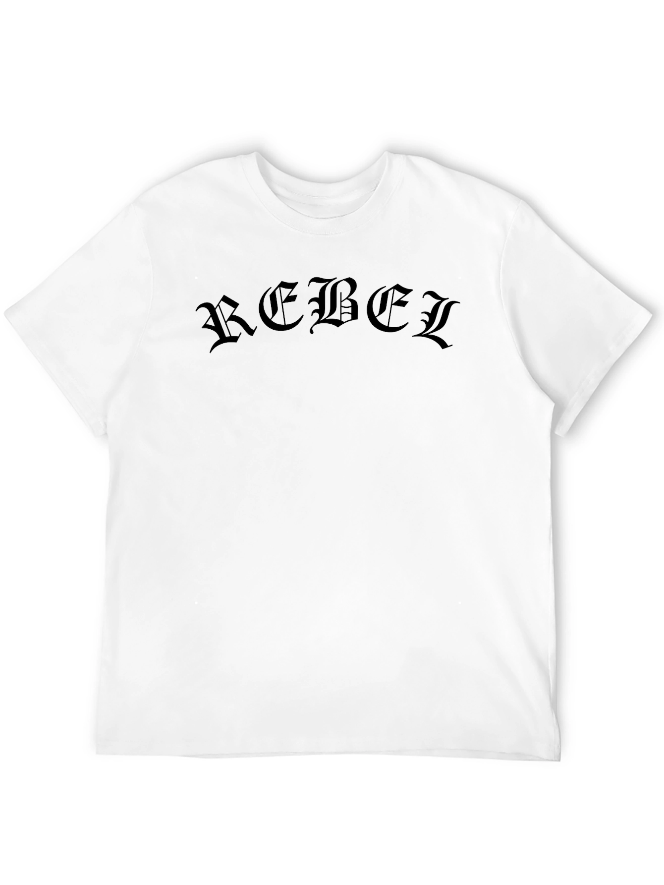 Rebel Graphic T-Shirt - Classic Black Tee