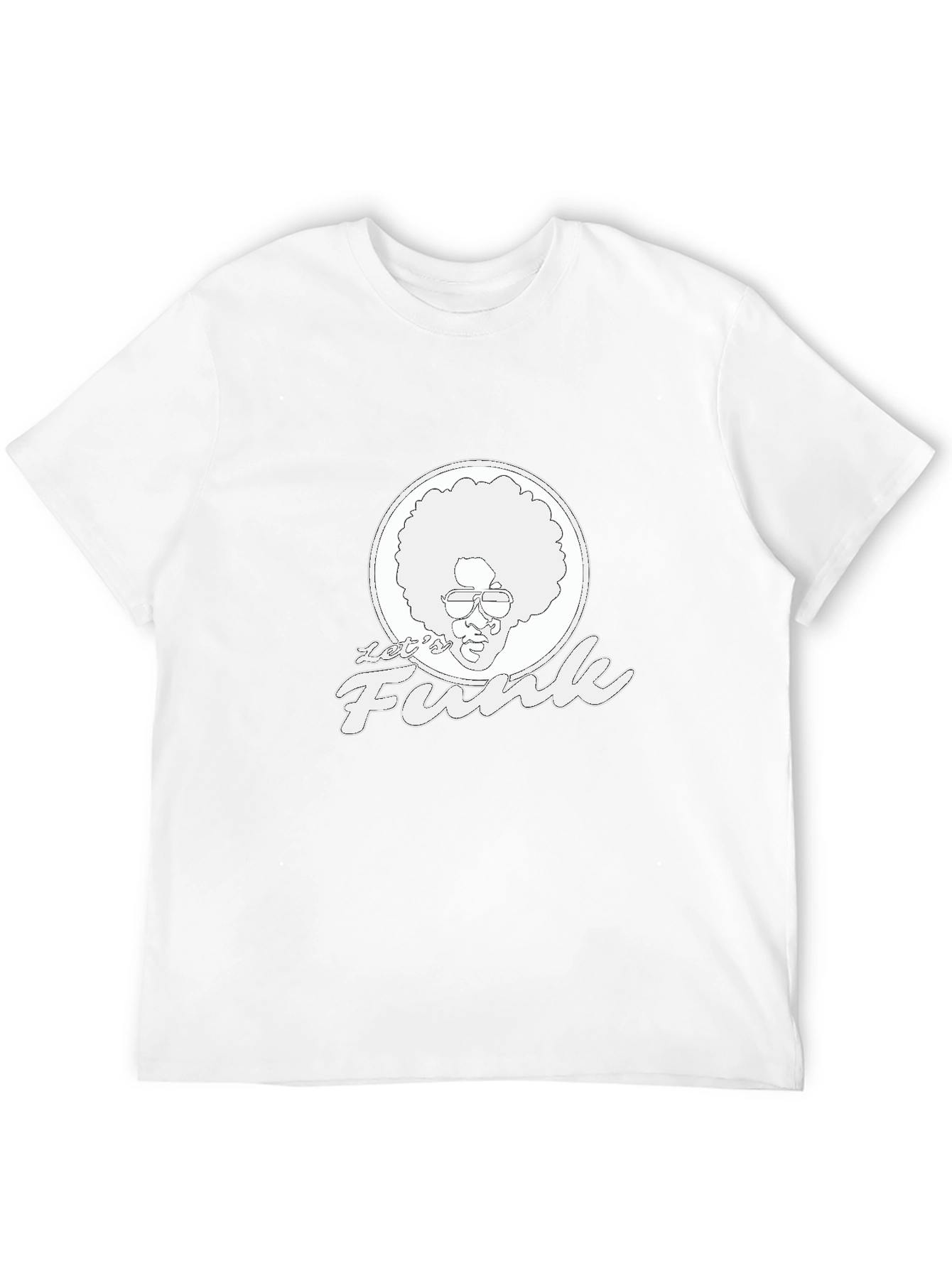 Retro Funk Graphic Tee - Black Cotton T-Shirt