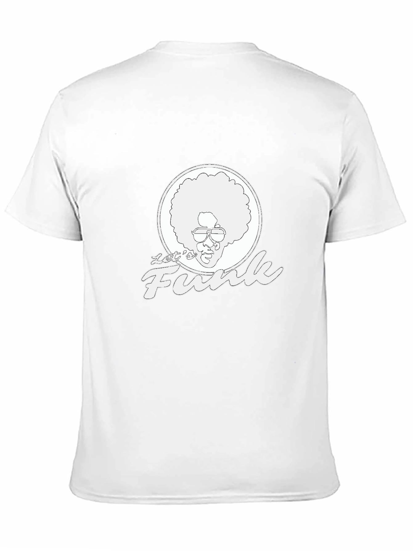 Retro Funk Graphic Tee - Black Cotton T-Shirt